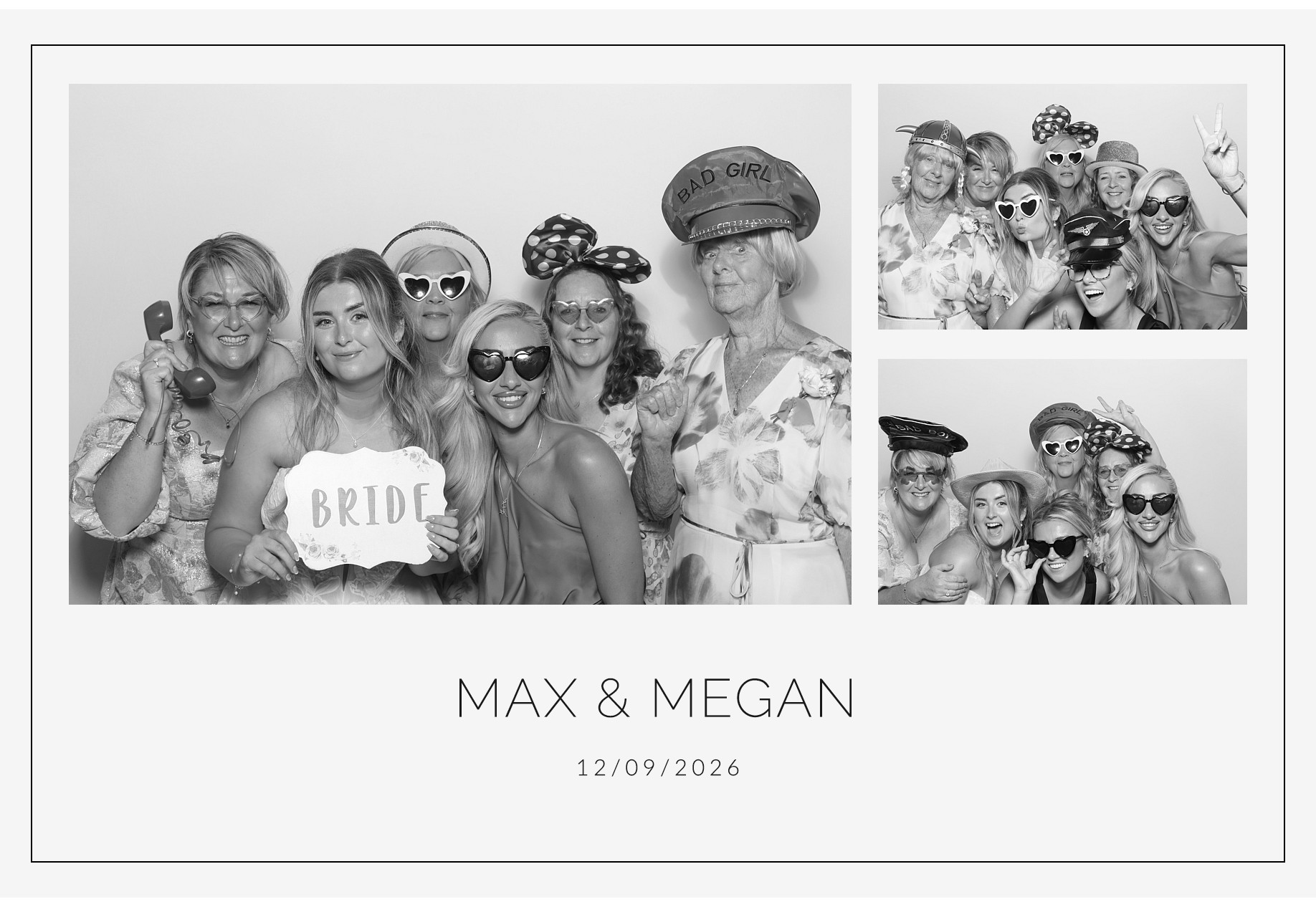 Megan and Maxwell | View more photos from the event at gallery.blissbooth.co.uk/u/BlissBooth/Megan-and-Maxwell
