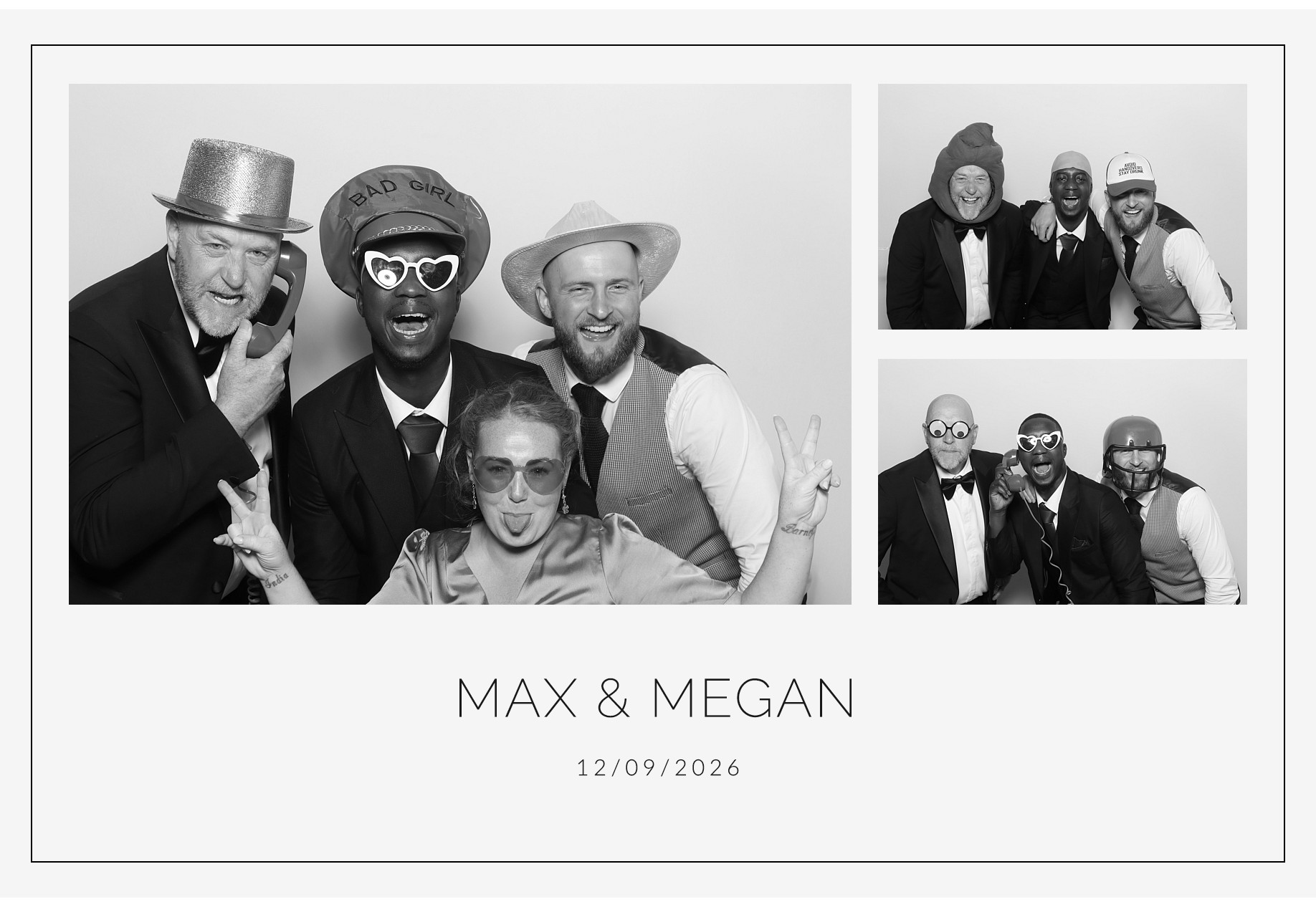 Megan and Maxwell | View more photos from the event at gallery.blissbooth.co.uk/u/BlissBooth/Megan-and-Maxwell