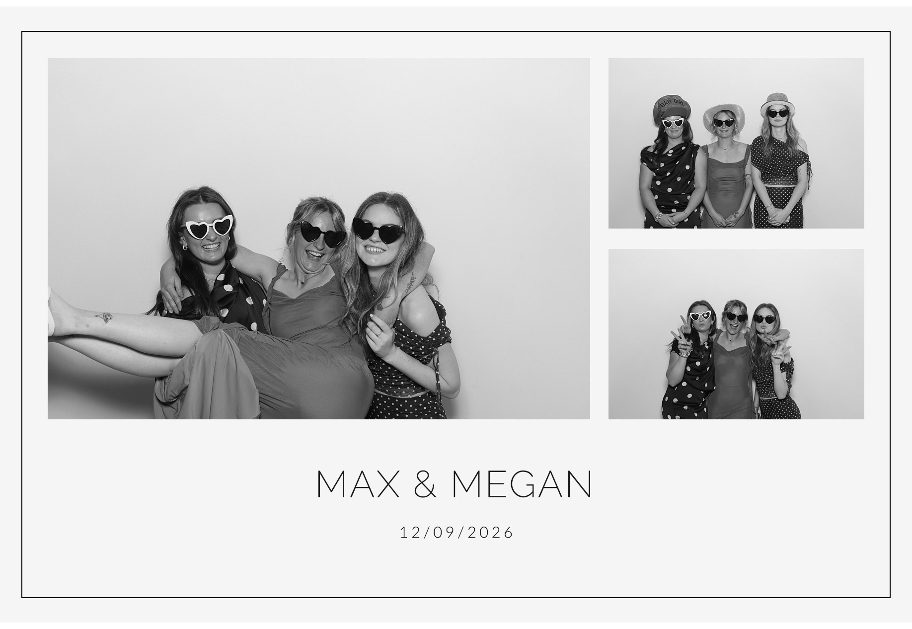 Megan and Maxwell | View more photos from the event at gallery.blissbooth.co.uk/u/BlissBooth/Megan-and-Maxwell