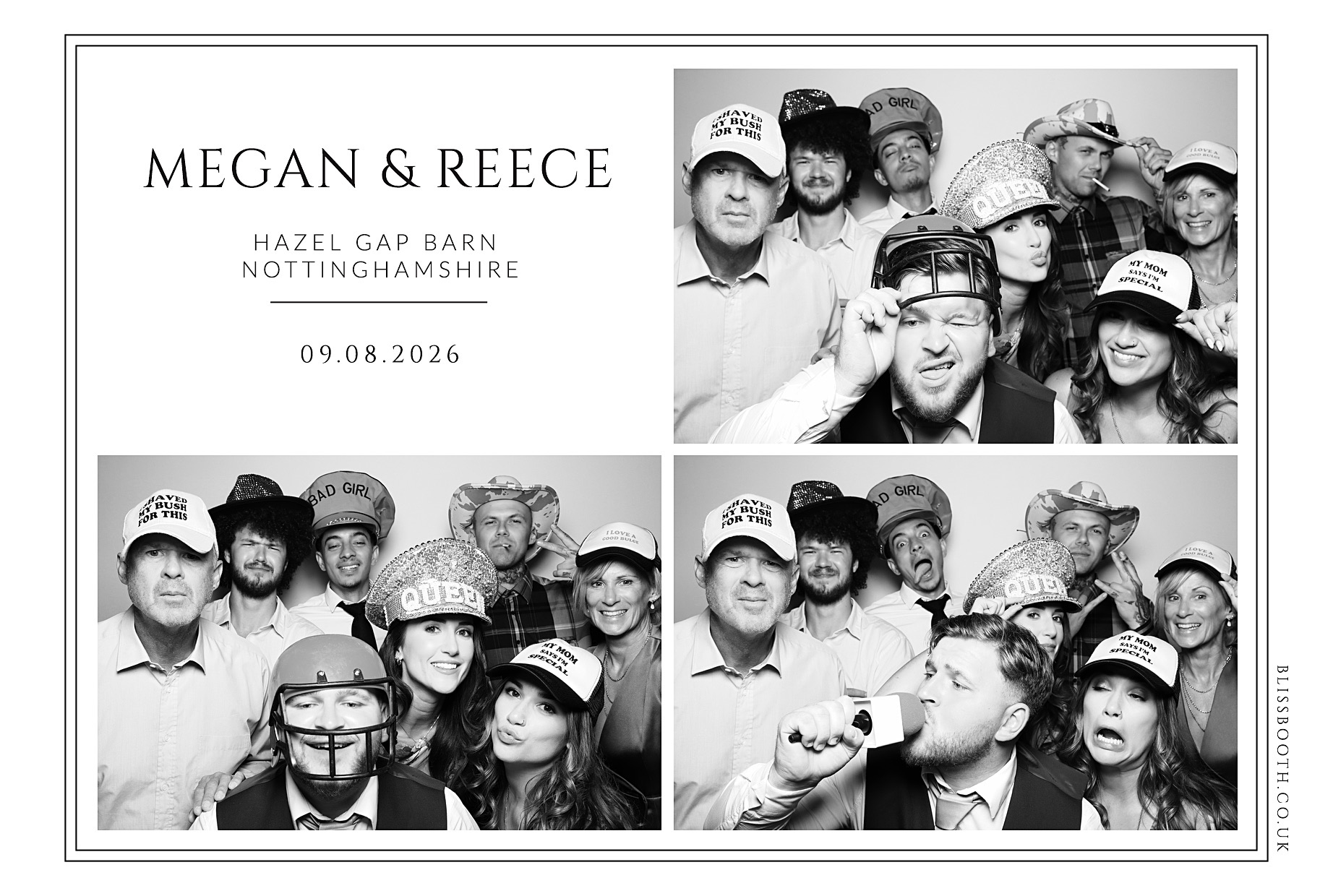 Megan and Reece | View more photos from the event at gallery.blissbooth.co.uk/u/BlissBooth/Megan-and-Reece