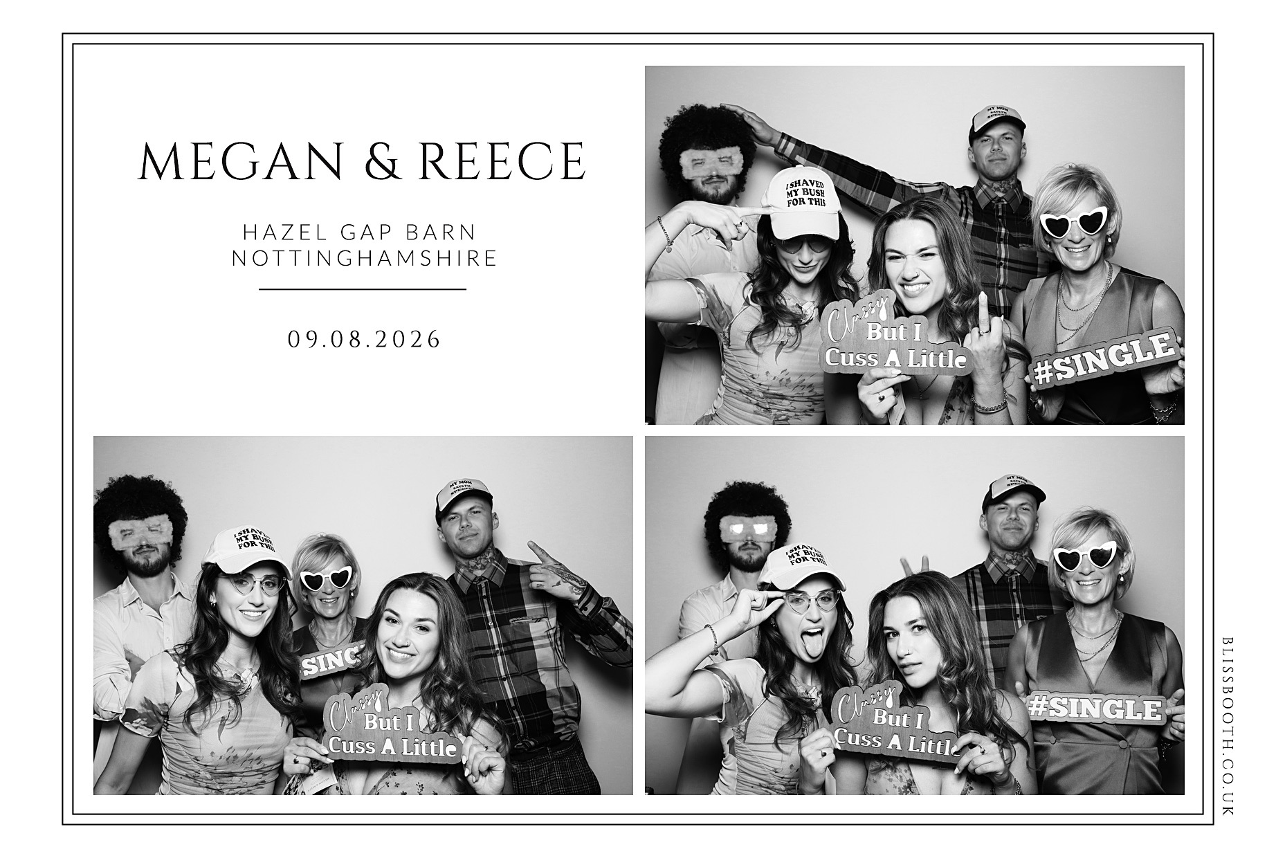 Megan and Reece | View more photos from the event at gallery.blissbooth.co.uk/u/BlissBooth/Megan-and-Reece
