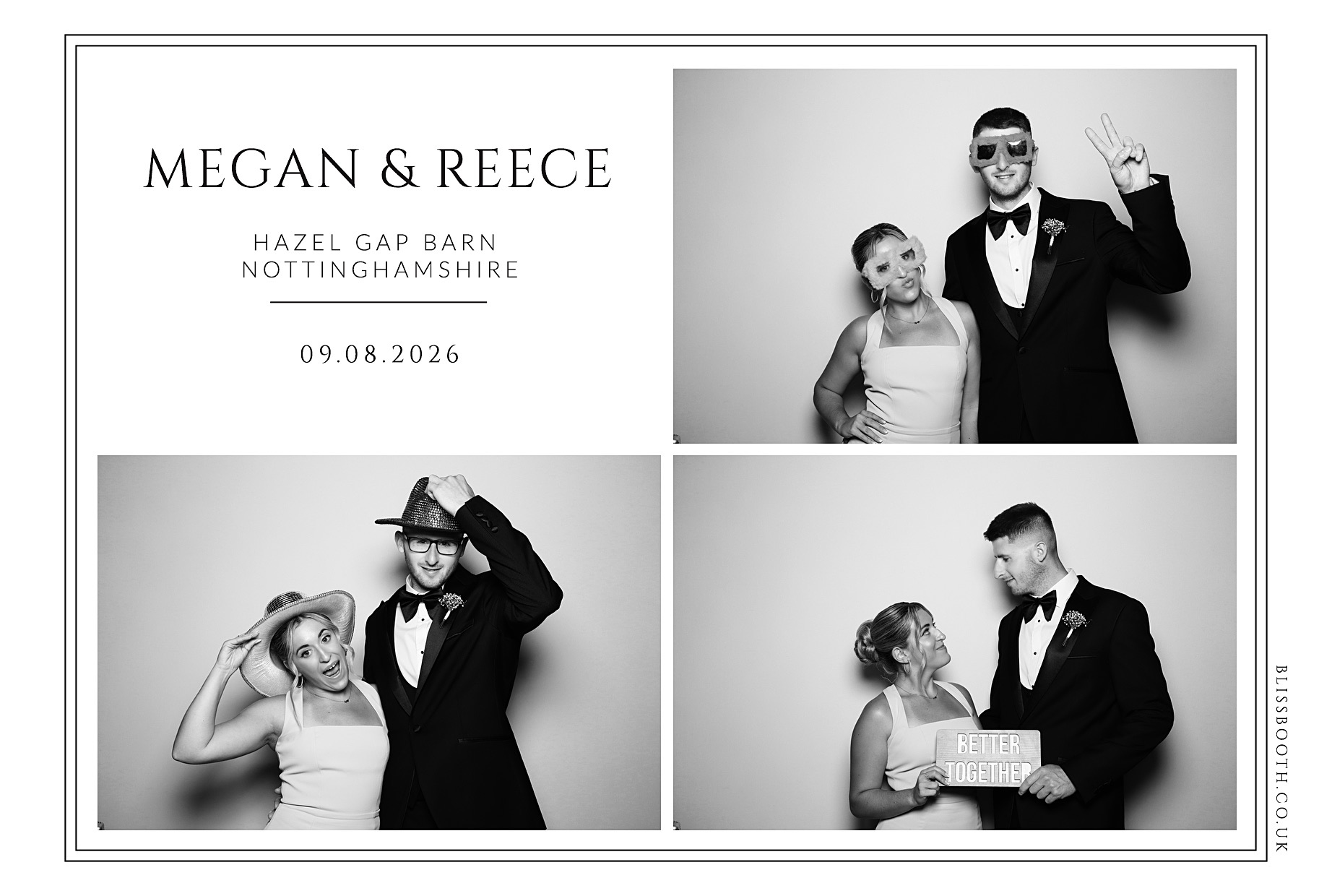 Megan and Reece | View more photos from the event at gallery.blissbooth.co.uk/u/BlissBooth/Megan-and-Reece