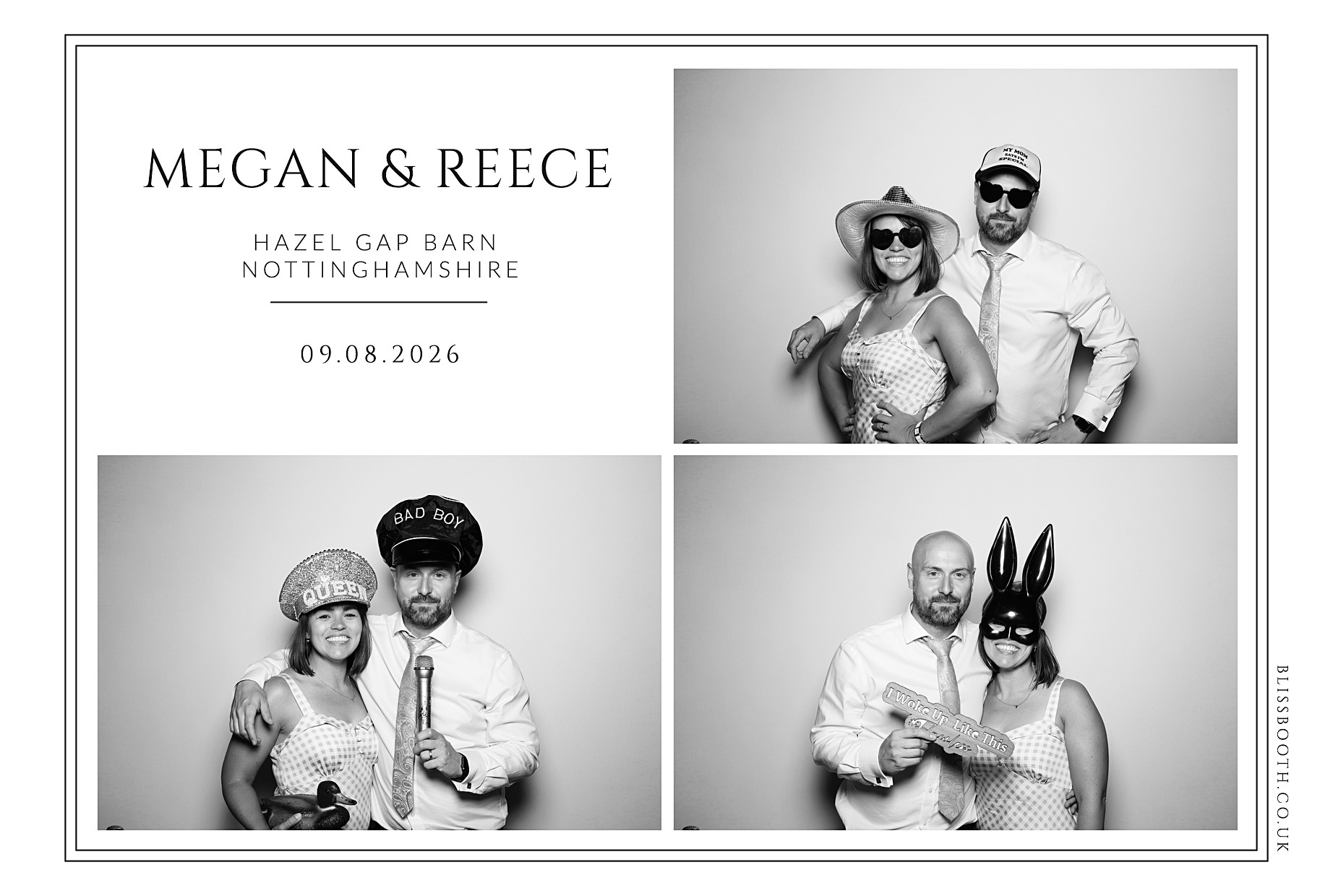 Megan and Reece | View more photos from the event at gallery.blissbooth.co.uk/u/BlissBooth/Megan-and-Reece