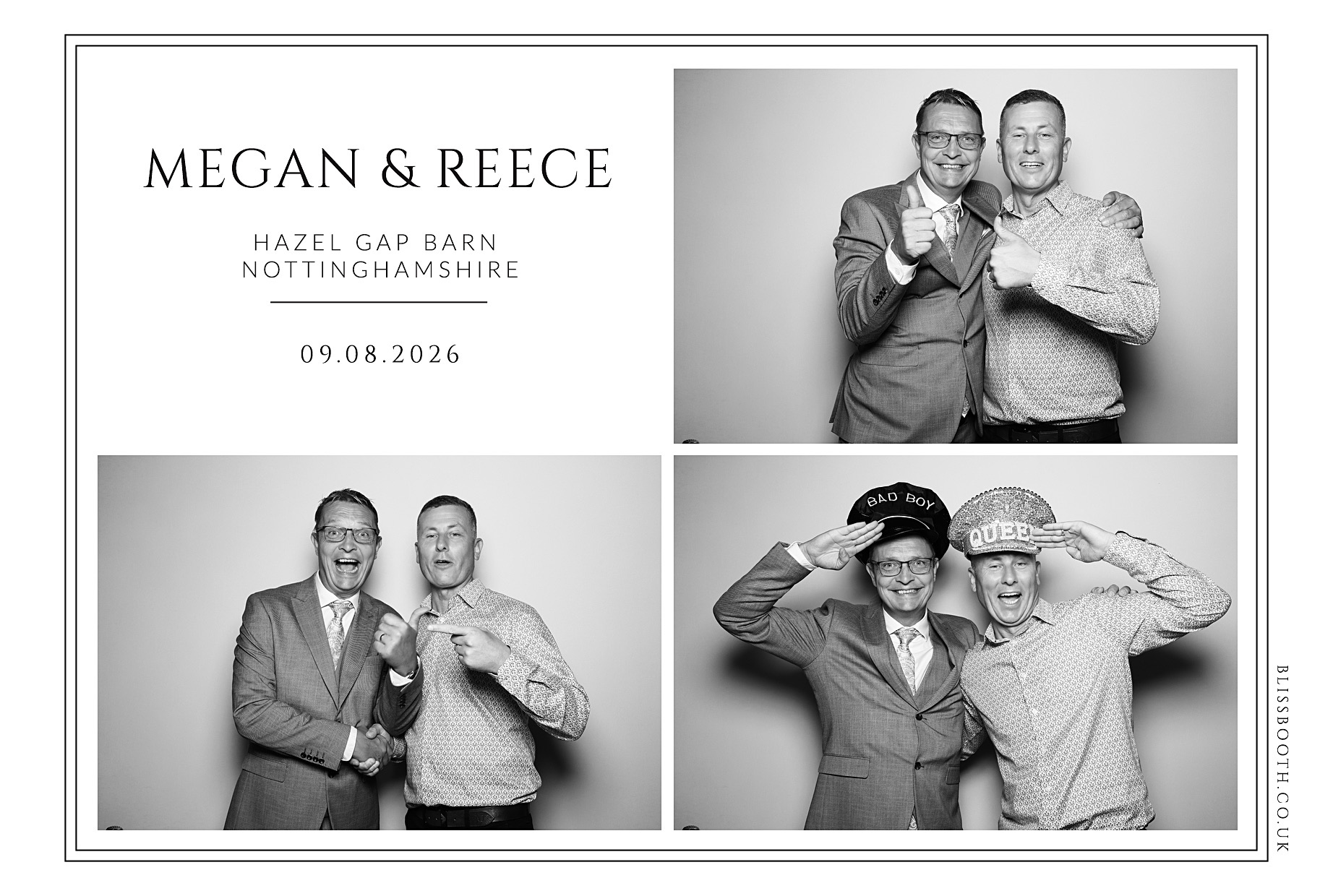 Megan and Reece | View more photos from the event at gallery.blissbooth.co.uk/u/BlissBooth/Megan-and-Reece