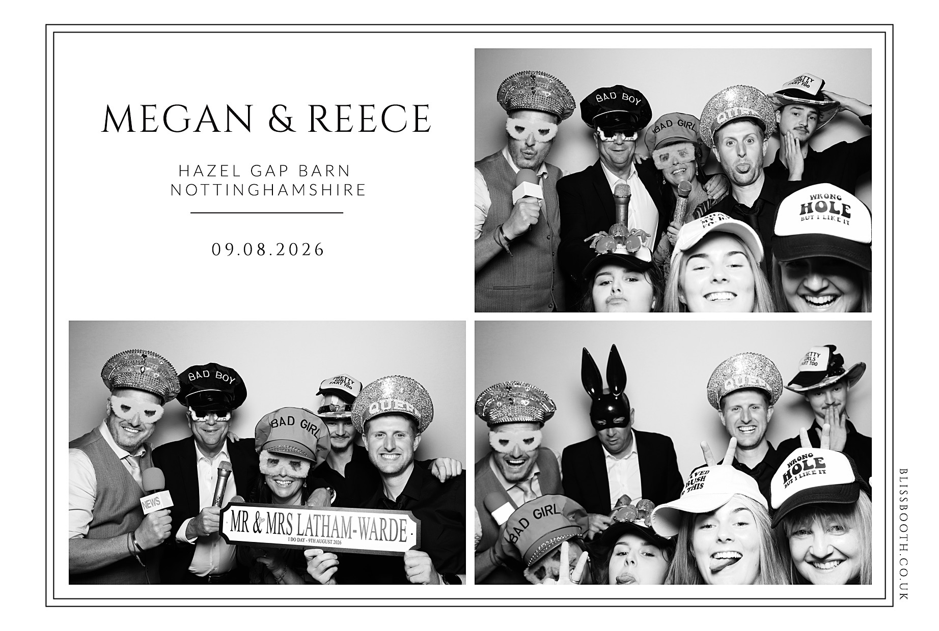 Megan and Reece | View more photos from the event at gallery.blissbooth.co.uk/u/BlissBooth/Megan-and-Reece