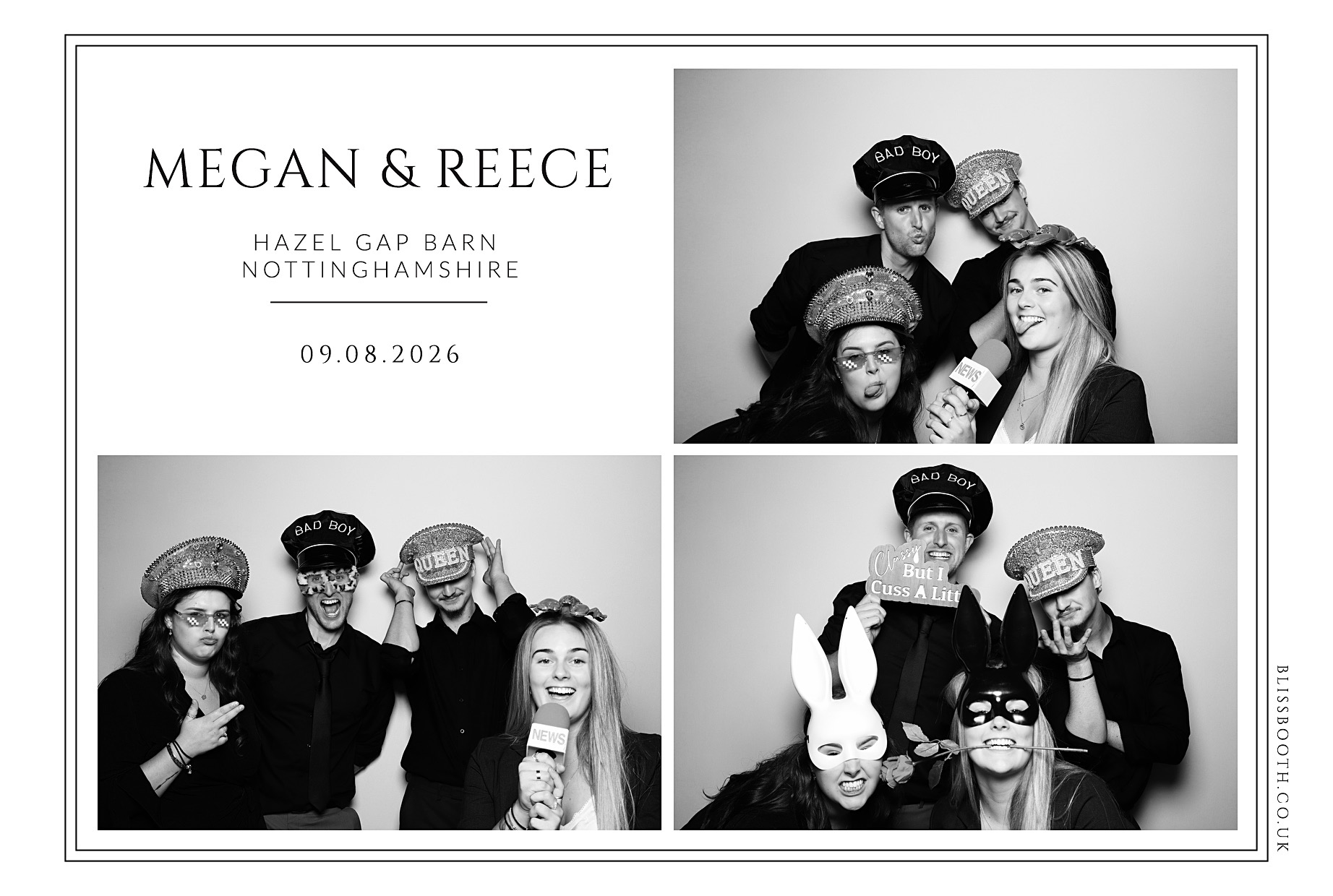 Megan and Reece | View more photos from the event at gallery.blissbooth.co.uk/u/BlissBooth/Megan-and-Reece