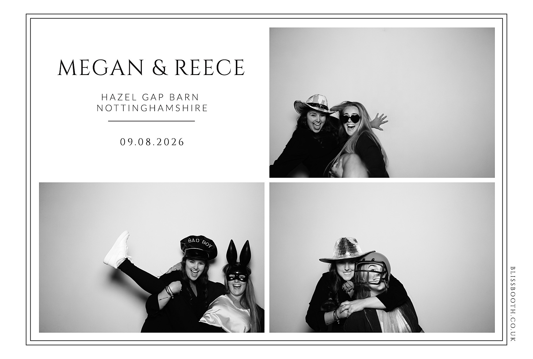 Megan and Reece | View more photos from the event at gallery.blissbooth.co.uk/u/BlissBooth/Megan-and-Reece