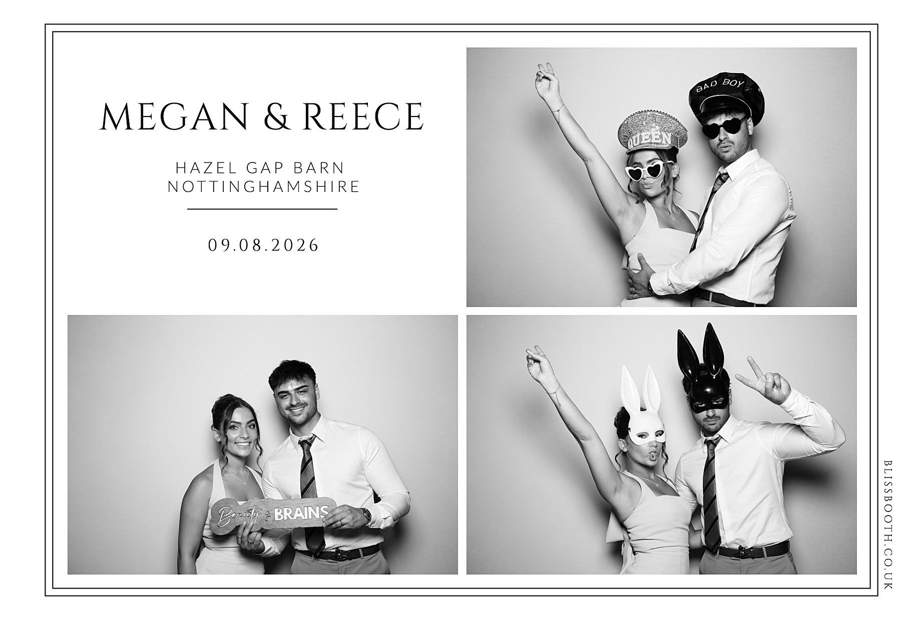 Megan and Reece | View more photos from the event at gallery.blissbooth.co.uk/u/BlissBooth/Megan-and-Reece