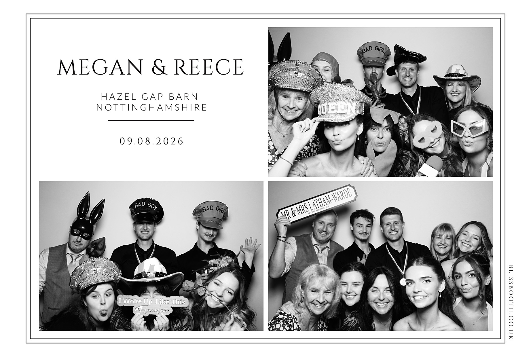 Megan and Reece | View more photos from the event at gallery.blissbooth.co.uk/u/BlissBooth/Megan-and-Reece