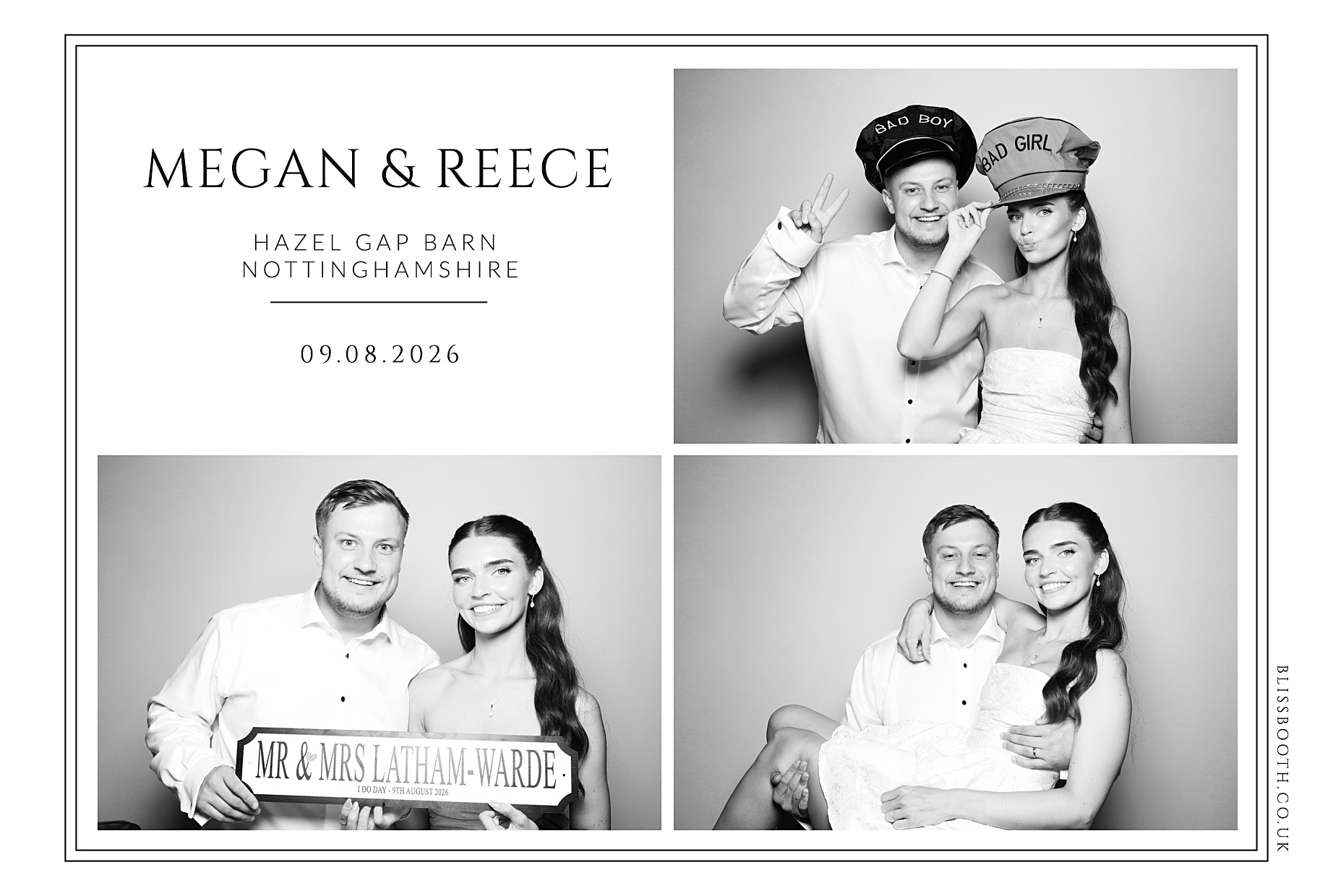 Megan and Reece | View more photos from the event at gallery.blissbooth.co.uk/u/BlissBooth/Megan-and-Reece