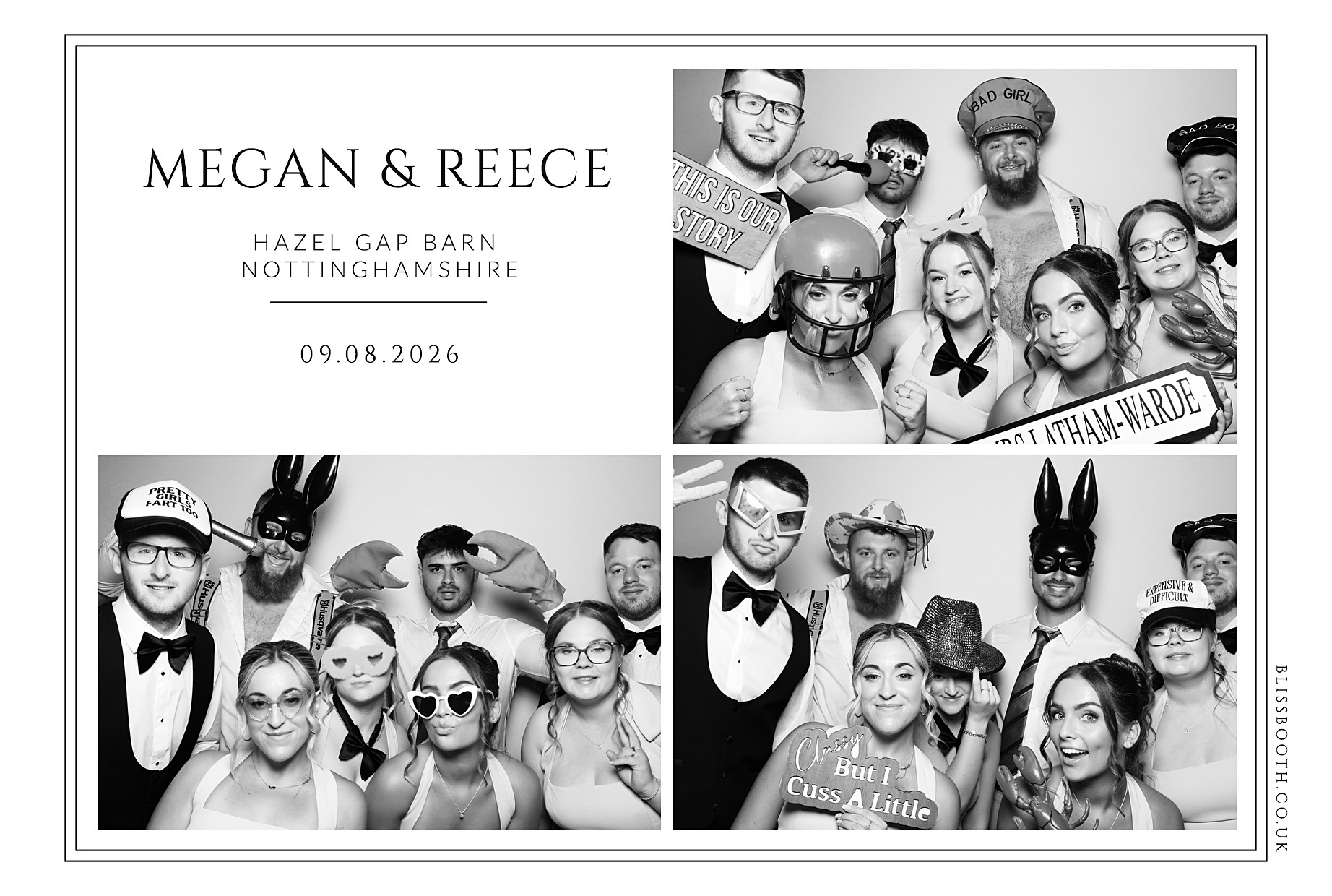 Megan and Reece | View more photos from the event at gallery.blissbooth.co.uk/u/BlissBooth/Megan-and-Reece