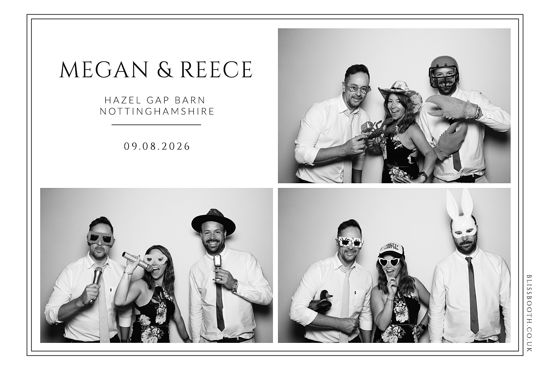 Megan and Reece | View more photos from the event at gallery.blissbooth.co.uk/u/BlissBooth/Megan-and-Reece