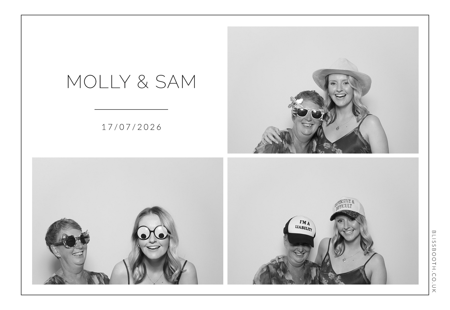 Molly and Sam | View more photos from the event at gallery.blissbooth.co.uk/u/BlissBooth/Molly-and-Sam