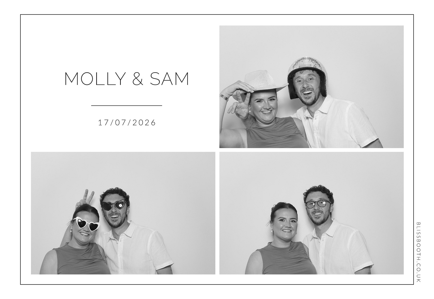 Molly and Sam | View more photos from the event at gallery.blissbooth.co.uk/u/BlissBooth/Molly-and-Sam