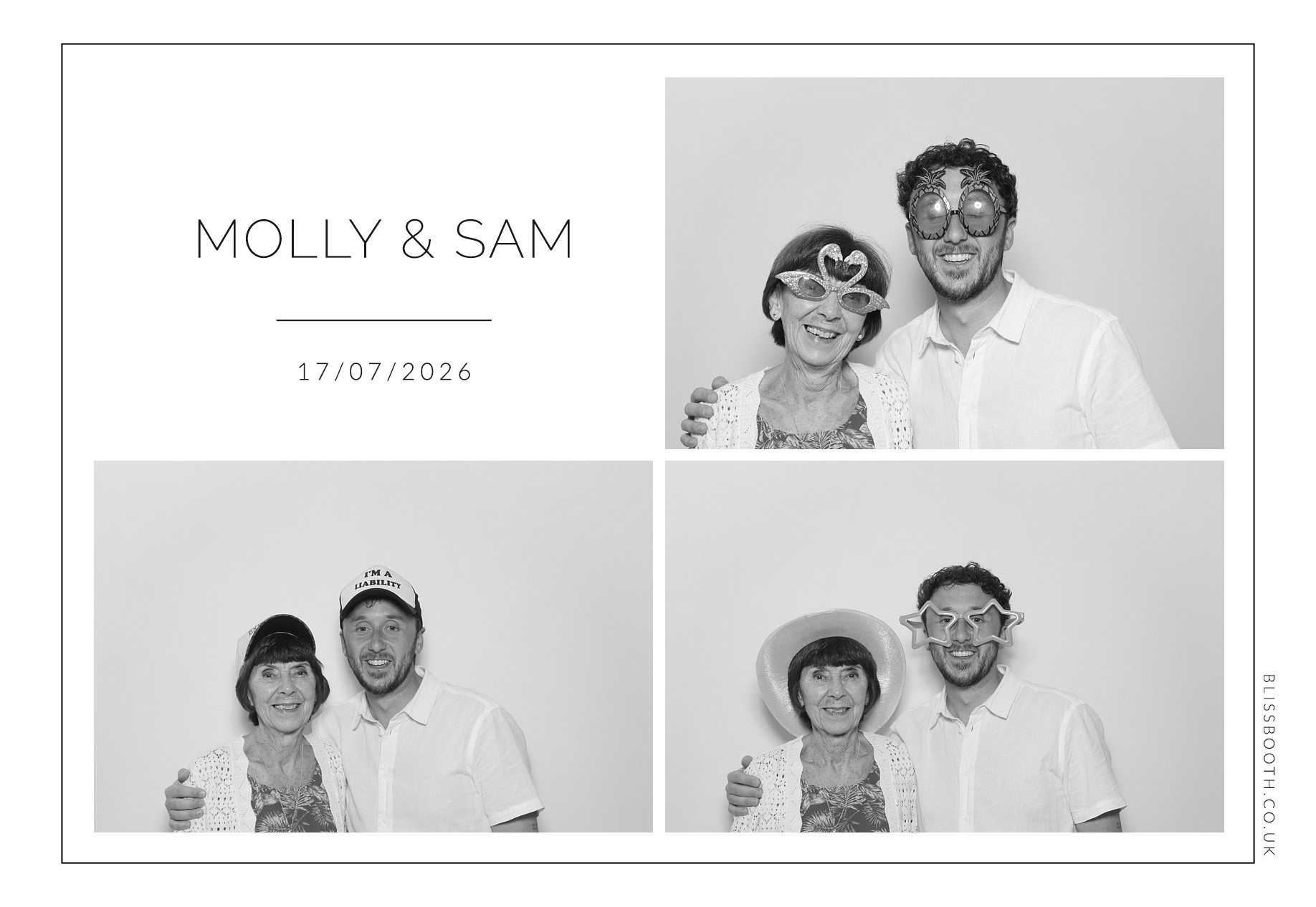 Molly and Sam | View more photos from the event at gallery.blissbooth.co.uk/u/BlissBooth/Molly-and-Sam