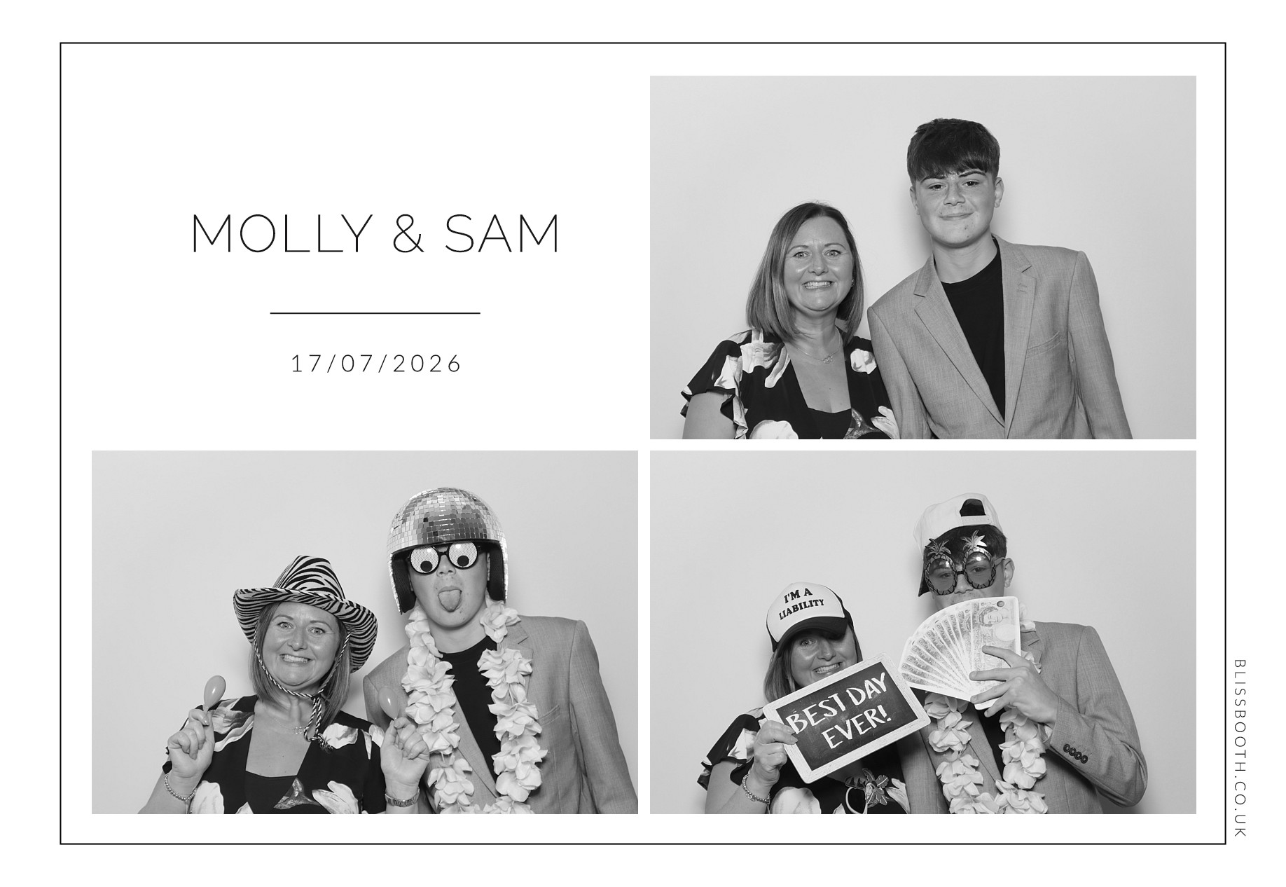 Molly and Sam | View more photos from the event at gallery.blissbooth.co.uk/u/BlissBooth/Molly-and-Sam