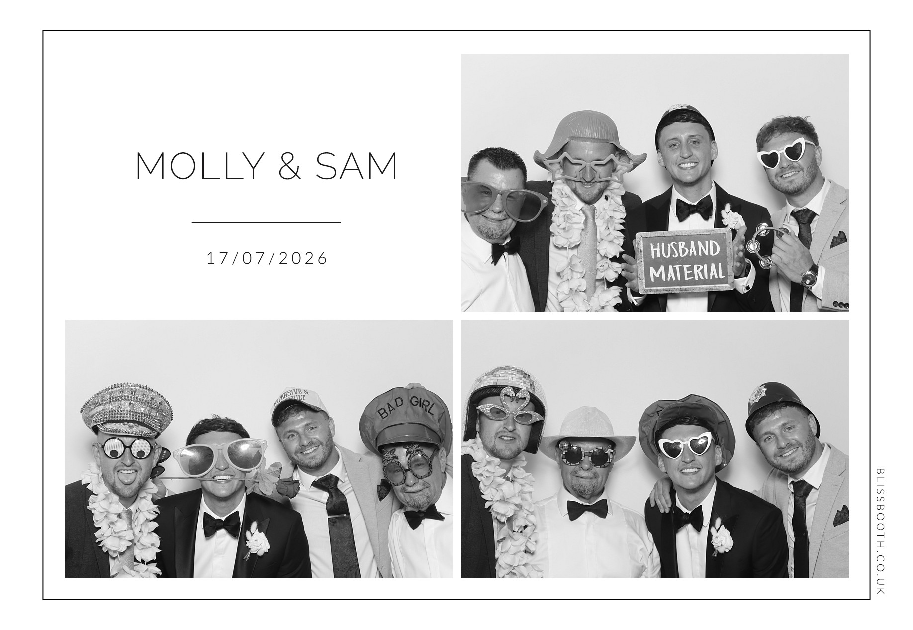 Molly and Sam | View more photos from the event at gallery.blissbooth.co.uk/u/BlissBooth/Molly-and-Sam