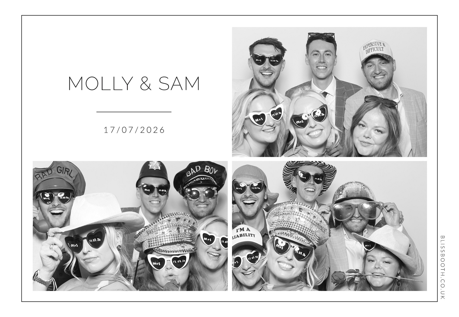Molly and Sam | View more photos from the event at gallery.blissbooth.co.uk/u/BlissBooth/Molly-and-Sam