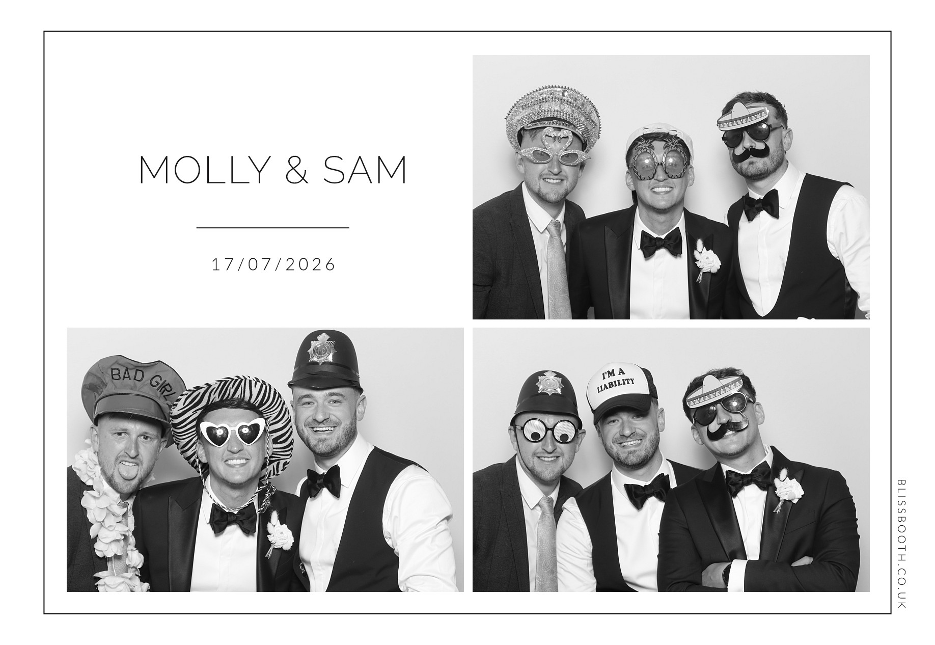 Molly and Sam | View more photos from the event at gallery.blissbooth.co.uk/u/BlissBooth/Molly-and-Sam