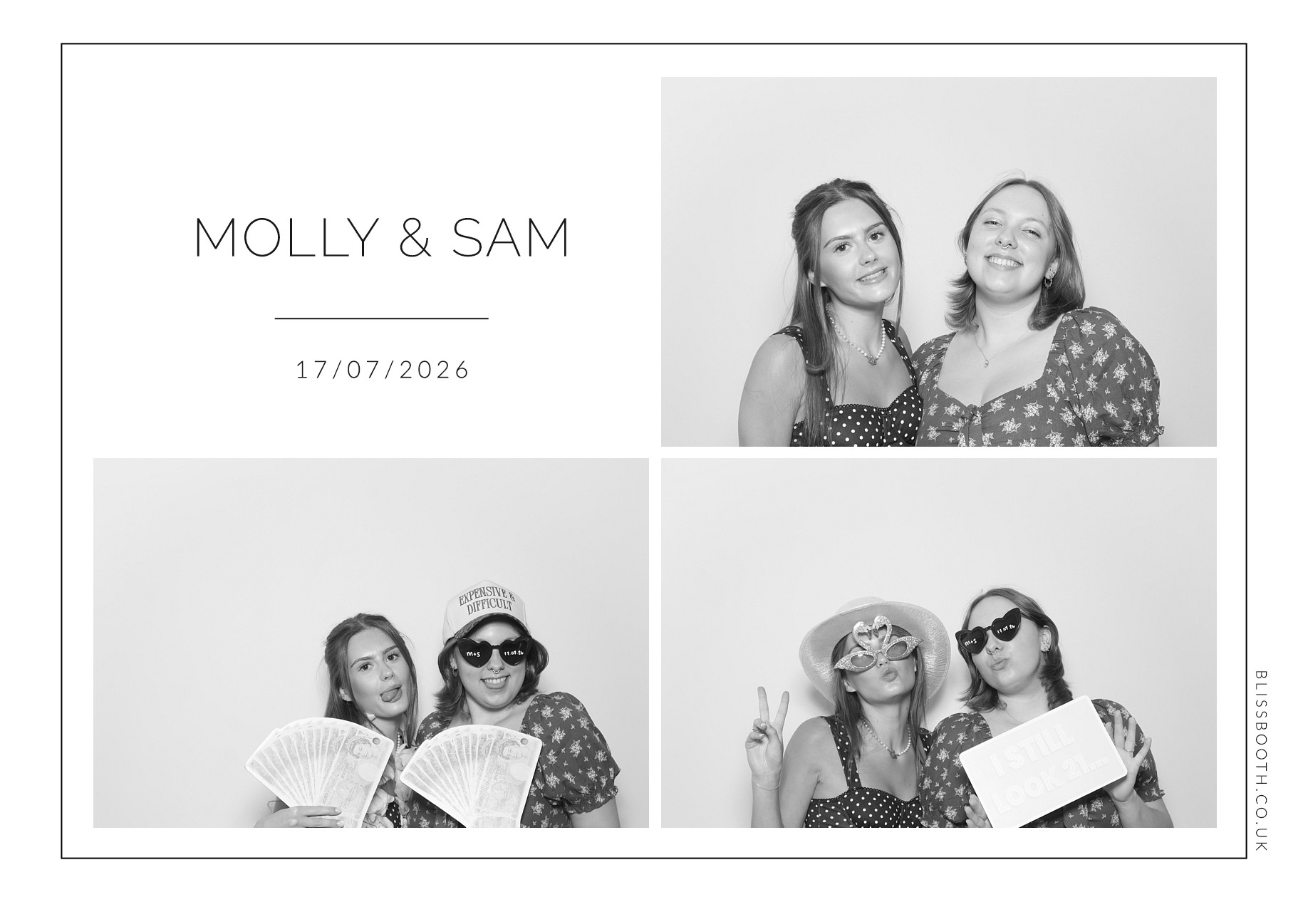 Molly and Sam | View more photos from the event at gallery.blissbooth.co.uk/u/BlissBooth/Molly-and-Sam