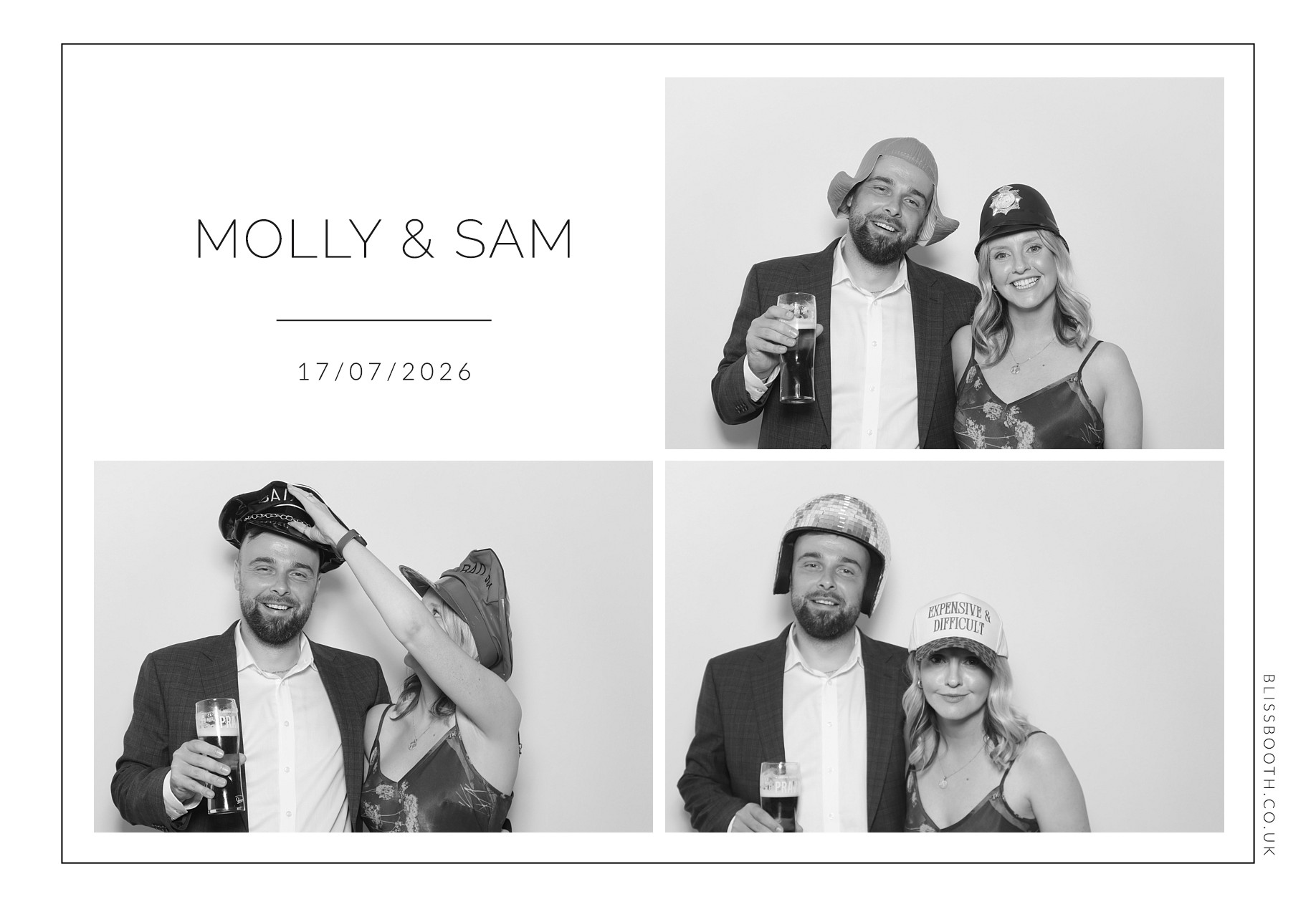 Molly and Sam | View more photos from the event at gallery.blissbooth.co.uk/u/BlissBooth/Molly-and-Sam