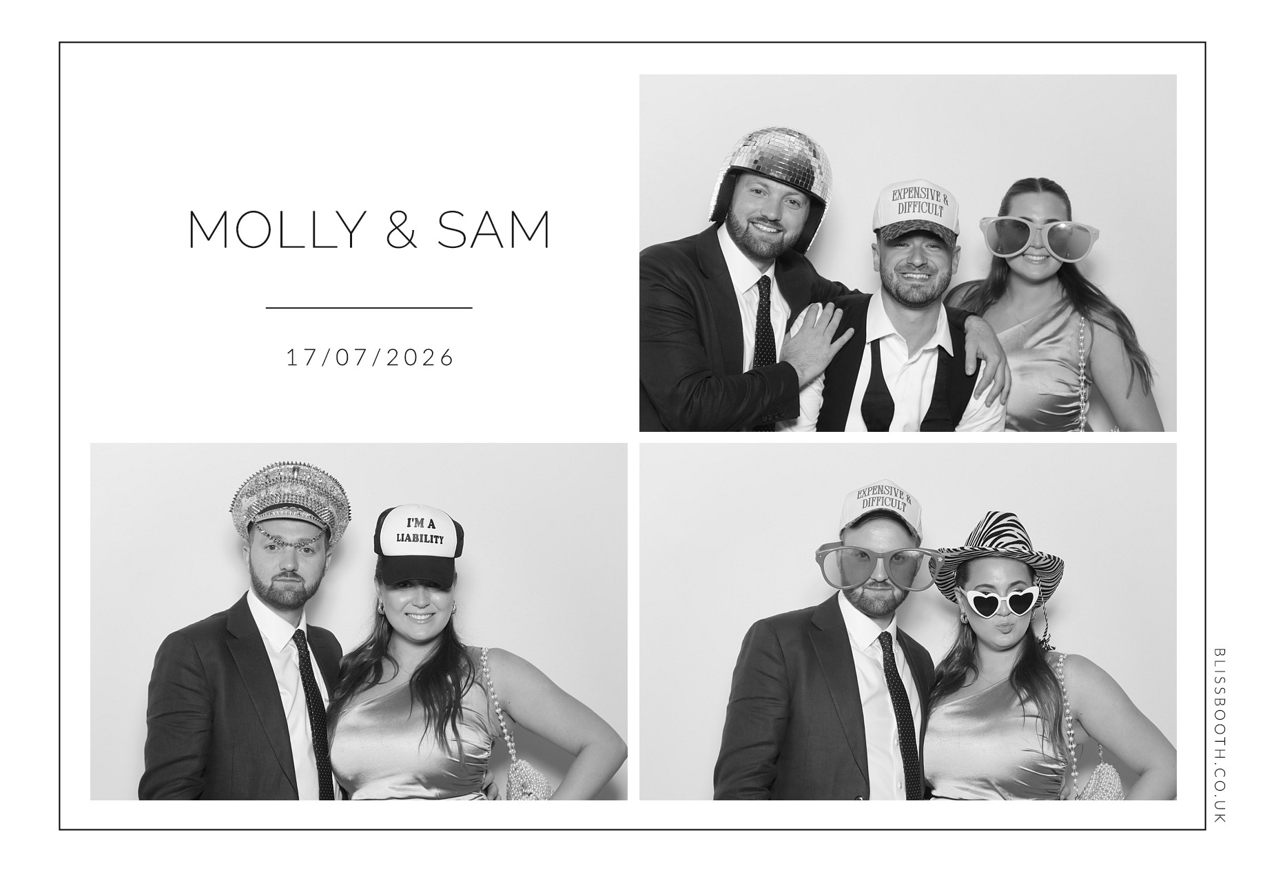 Molly and Sam | View more photos from the event at gallery.blissbooth.co.uk/u/BlissBooth/Molly-and-Sam