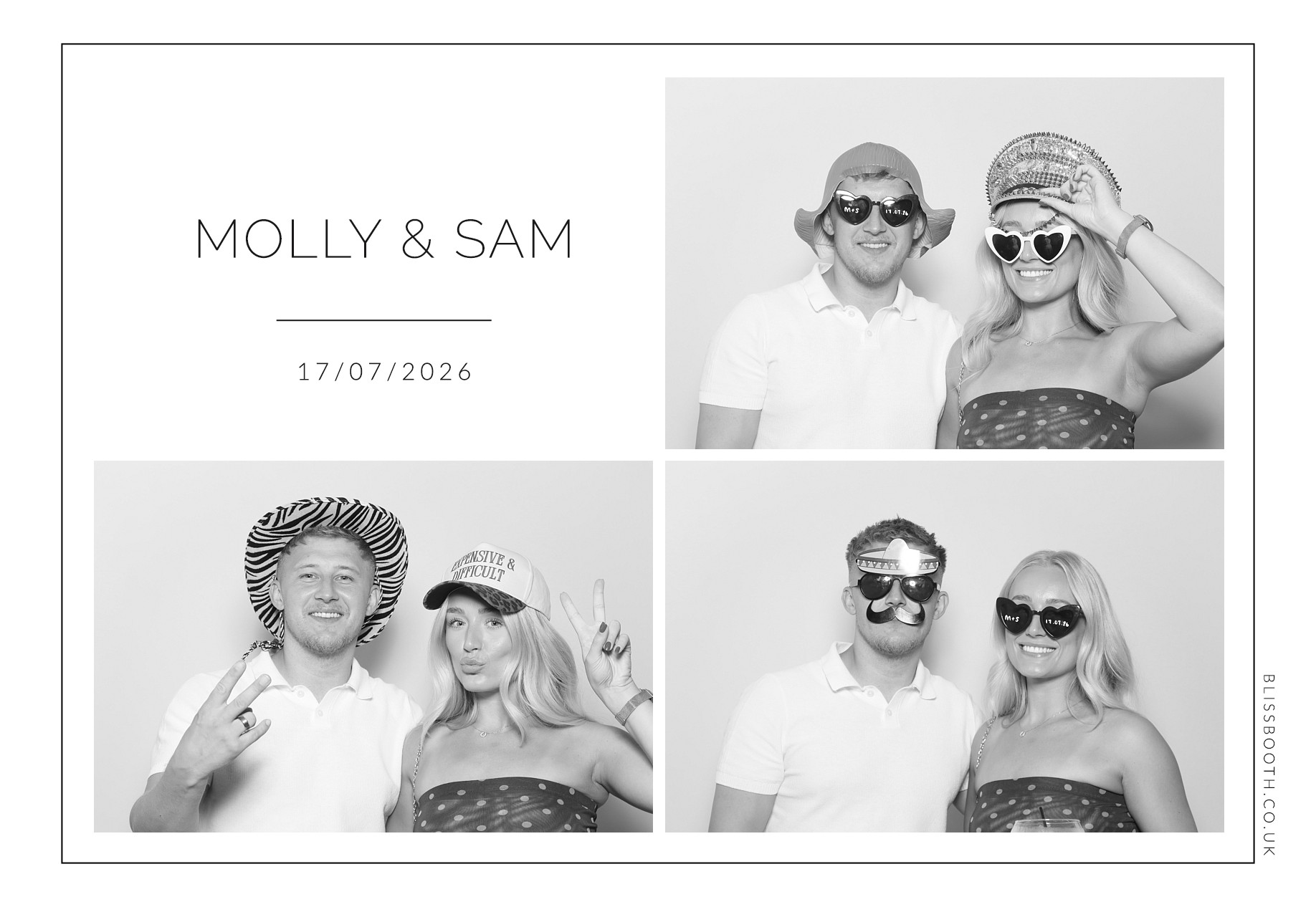 Molly and Sam | View more photos from the event at gallery.blissbooth.co.uk/u/BlissBooth/Molly-and-Sam