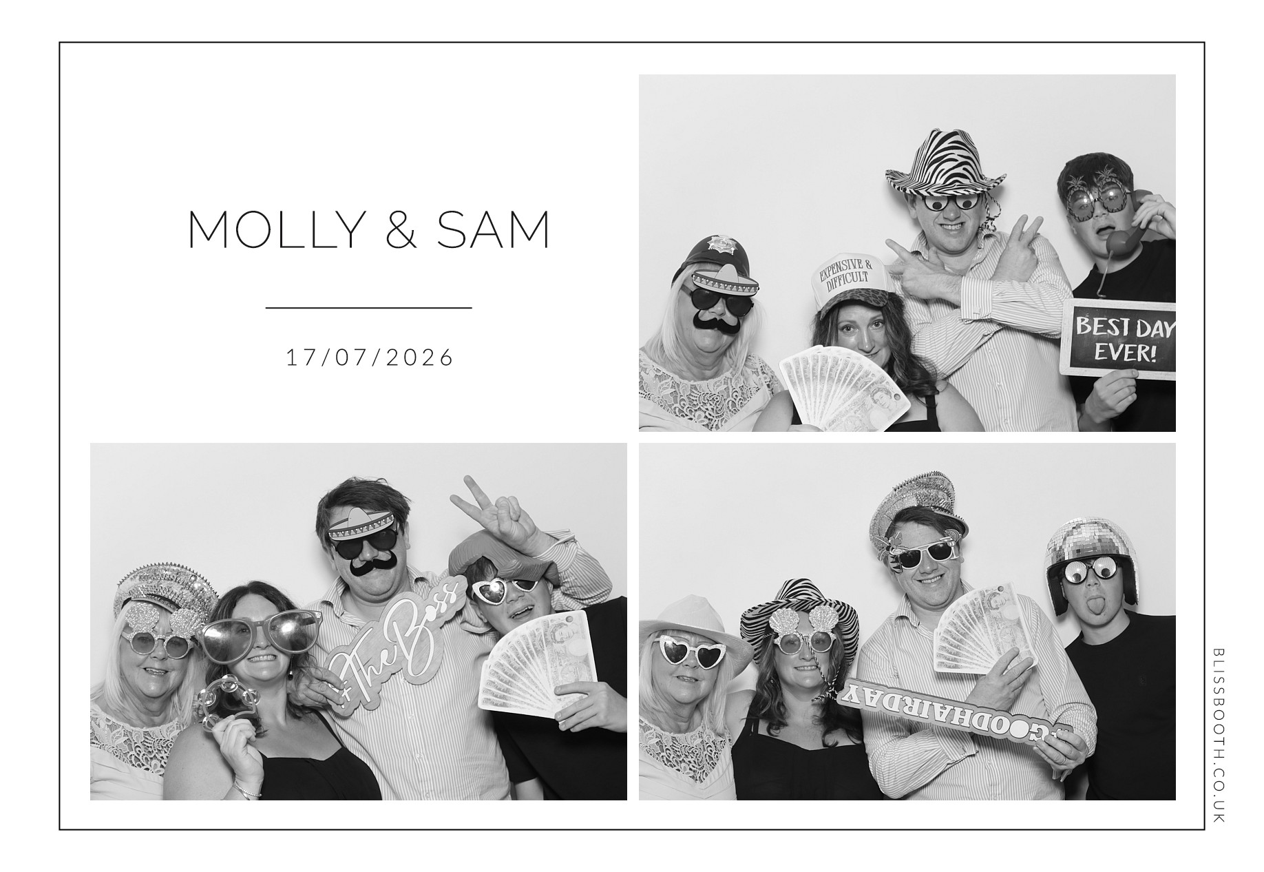 Molly and Sam | View more photos from the event at gallery.blissbooth.co.uk/u/BlissBooth/Molly-and-Sam