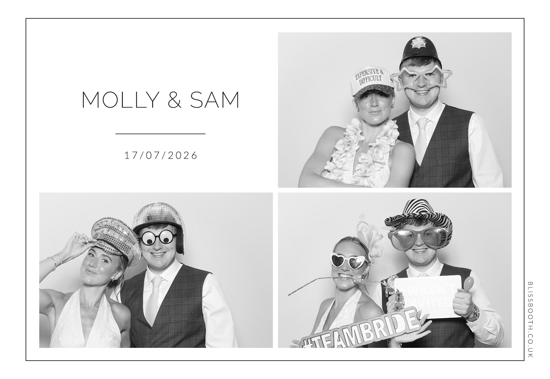 Molly and Sam | View more photos from the event at gallery.blissbooth.co.uk/u/BlissBooth/Molly-and-Sam