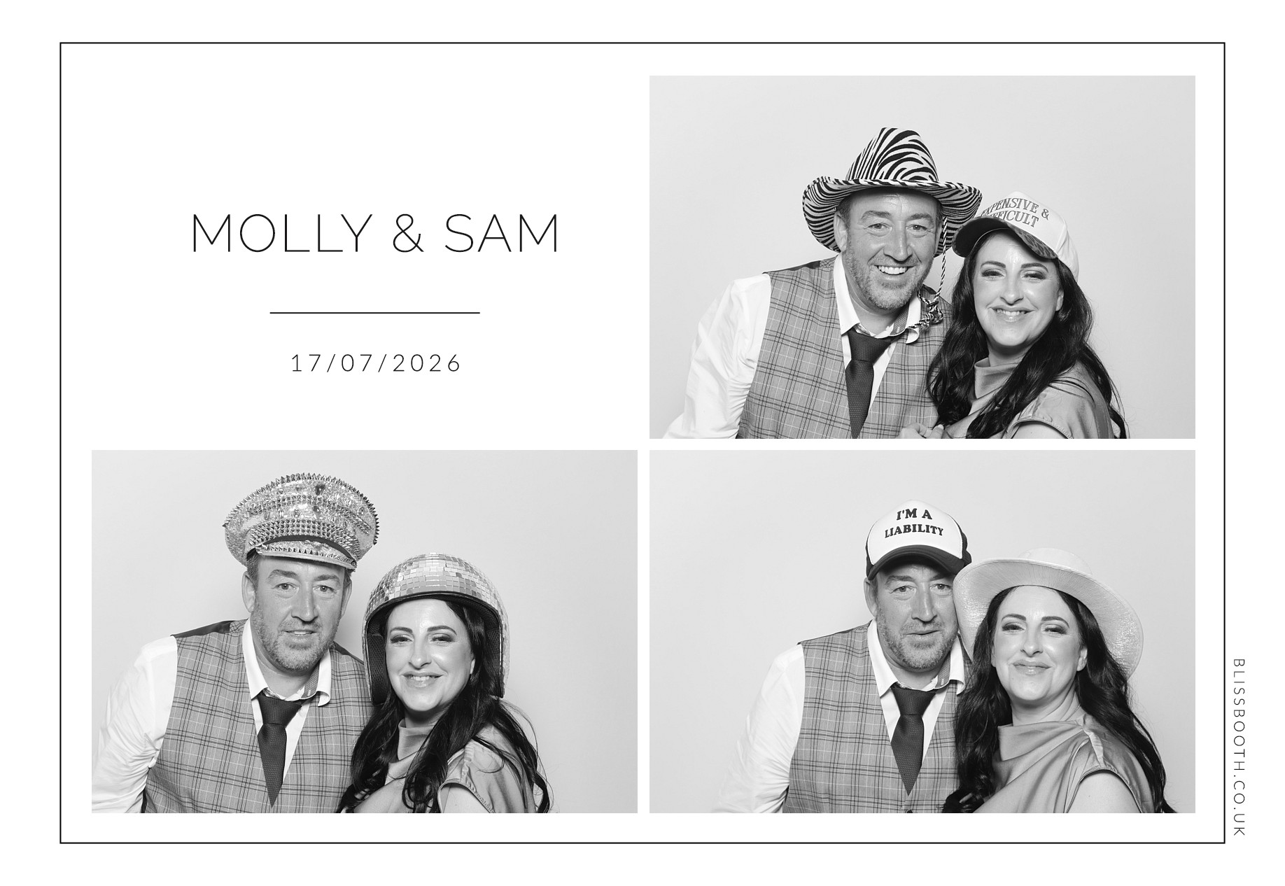 Molly and Sam | View more photos from the event at gallery.blissbooth.co.uk/u/BlissBooth/Molly-and-Sam