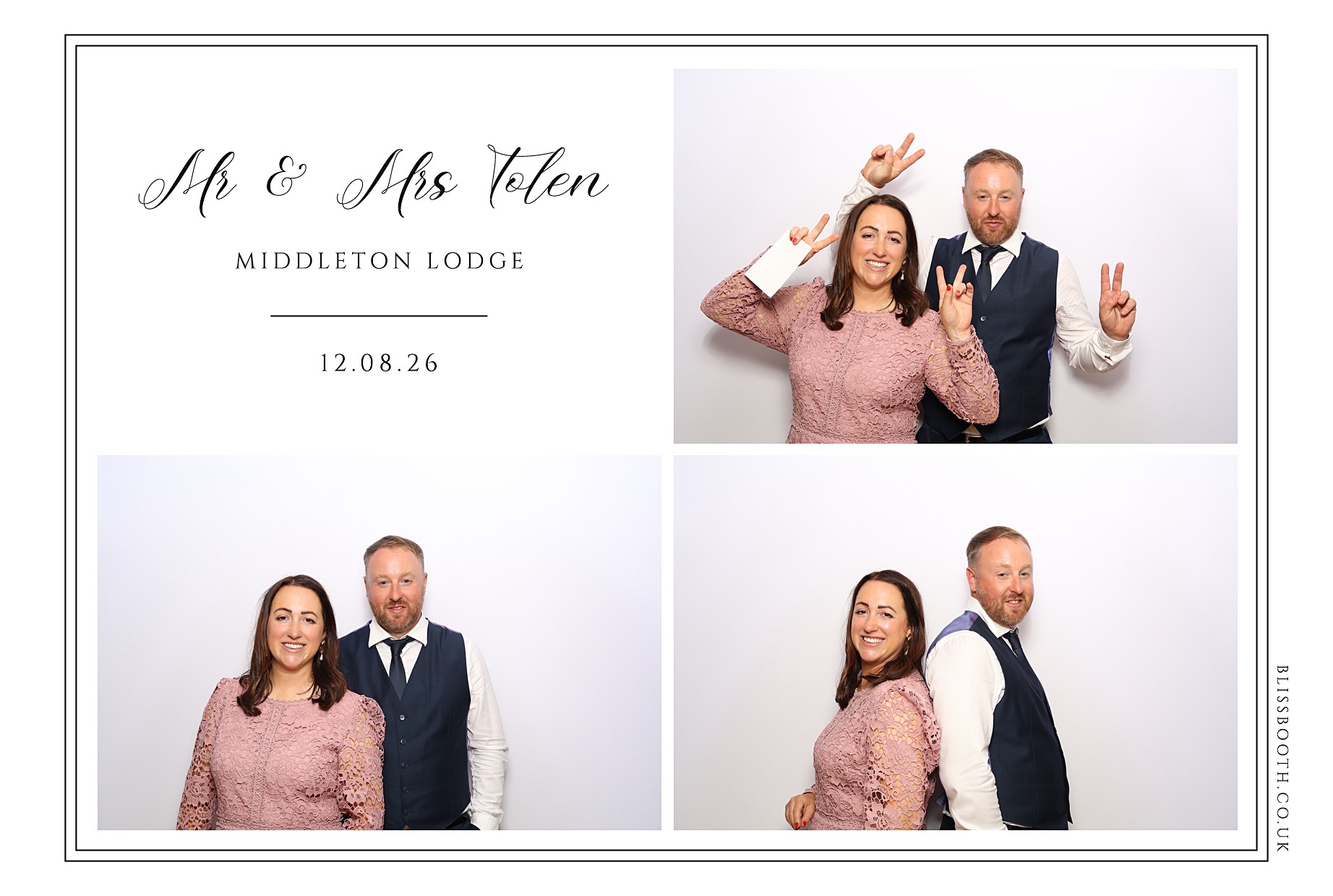 Mr and Mrs Tolen | View more photos from the event at gallery.blissbooth.co.uk/u/BlissBooth/Mr-and-Mrs-Tolen