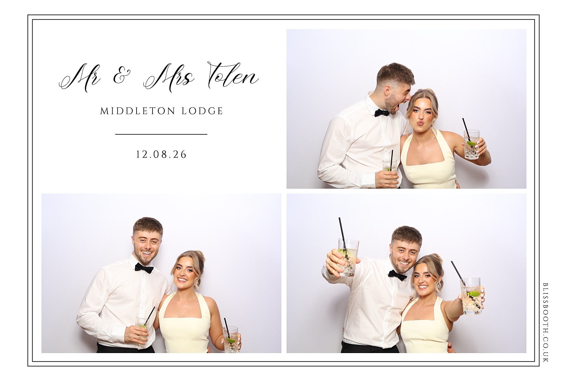 Mr and Mrs Tolen | View more photos from the event at gallery.blissbooth.co.uk/u/BlissBooth/Mr-and-Mrs-Tolen