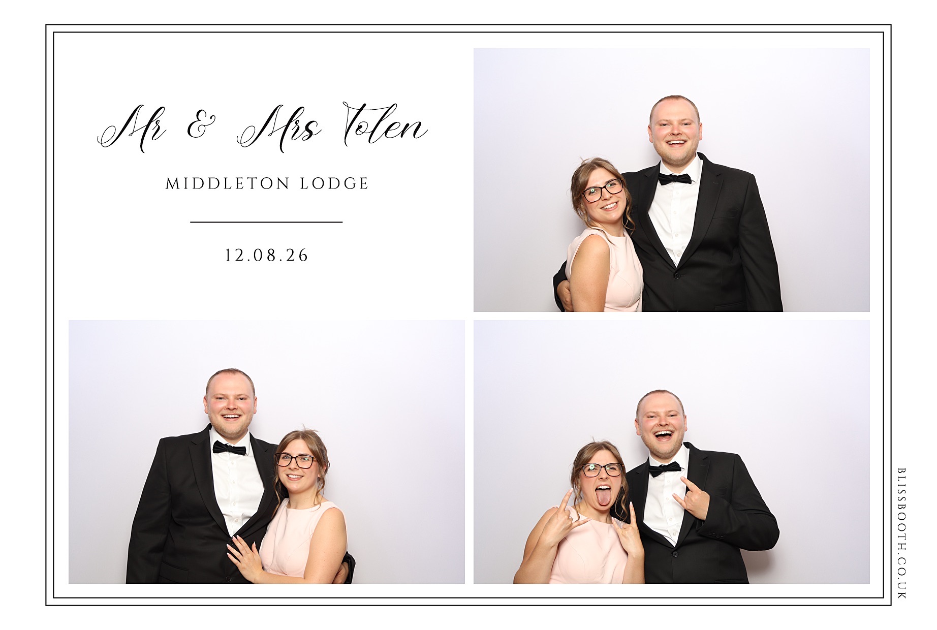 Mr and Mrs Tolen | View more photos from the event at gallery.blissbooth.co.uk/u/BlissBooth/Mr-and-Mrs-Tolen