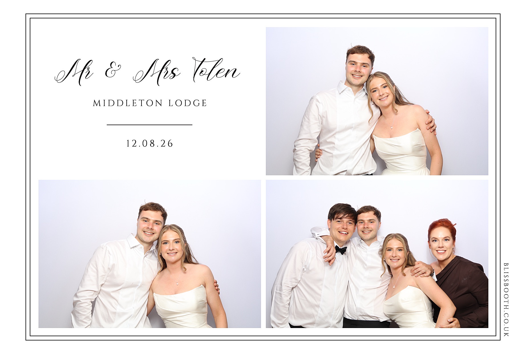 Mr and Mrs Tolen | View more photos from the event at gallery.blissbooth.co.uk/u/BlissBooth/Mr-and-Mrs-Tolen