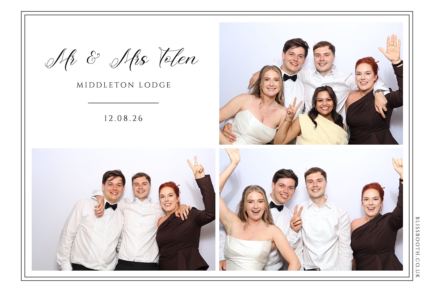 Mr and Mrs Tolen | View more photos from the event at gallery.blissbooth.co.uk/u/BlissBooth/Mr-and-Mrs-Tolen