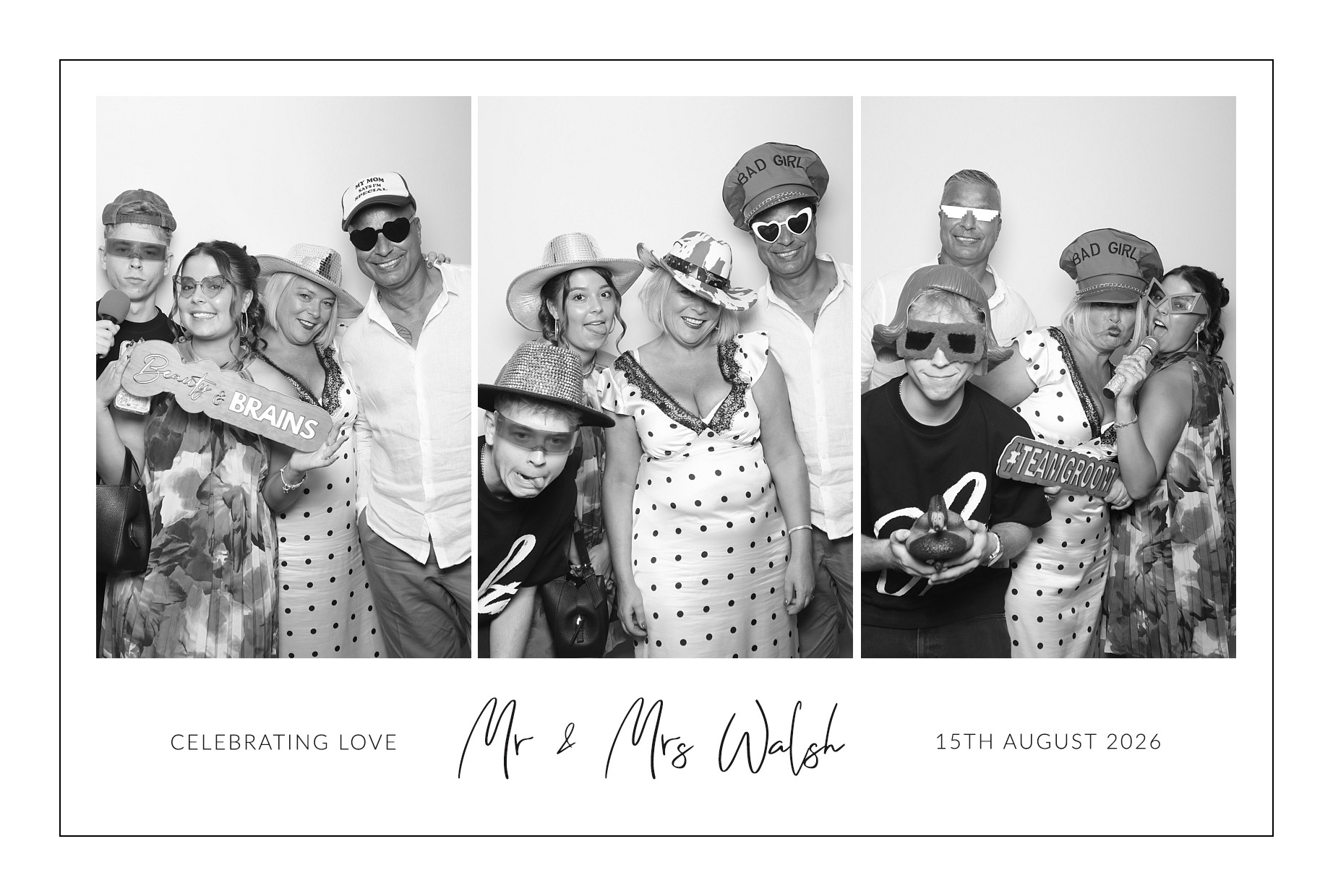 Mr and Mrs Walsh | View more photos from the event at gallery.blissbooth.co.uk/u/BlissBooth/Mr-and-Mrs-Walsh