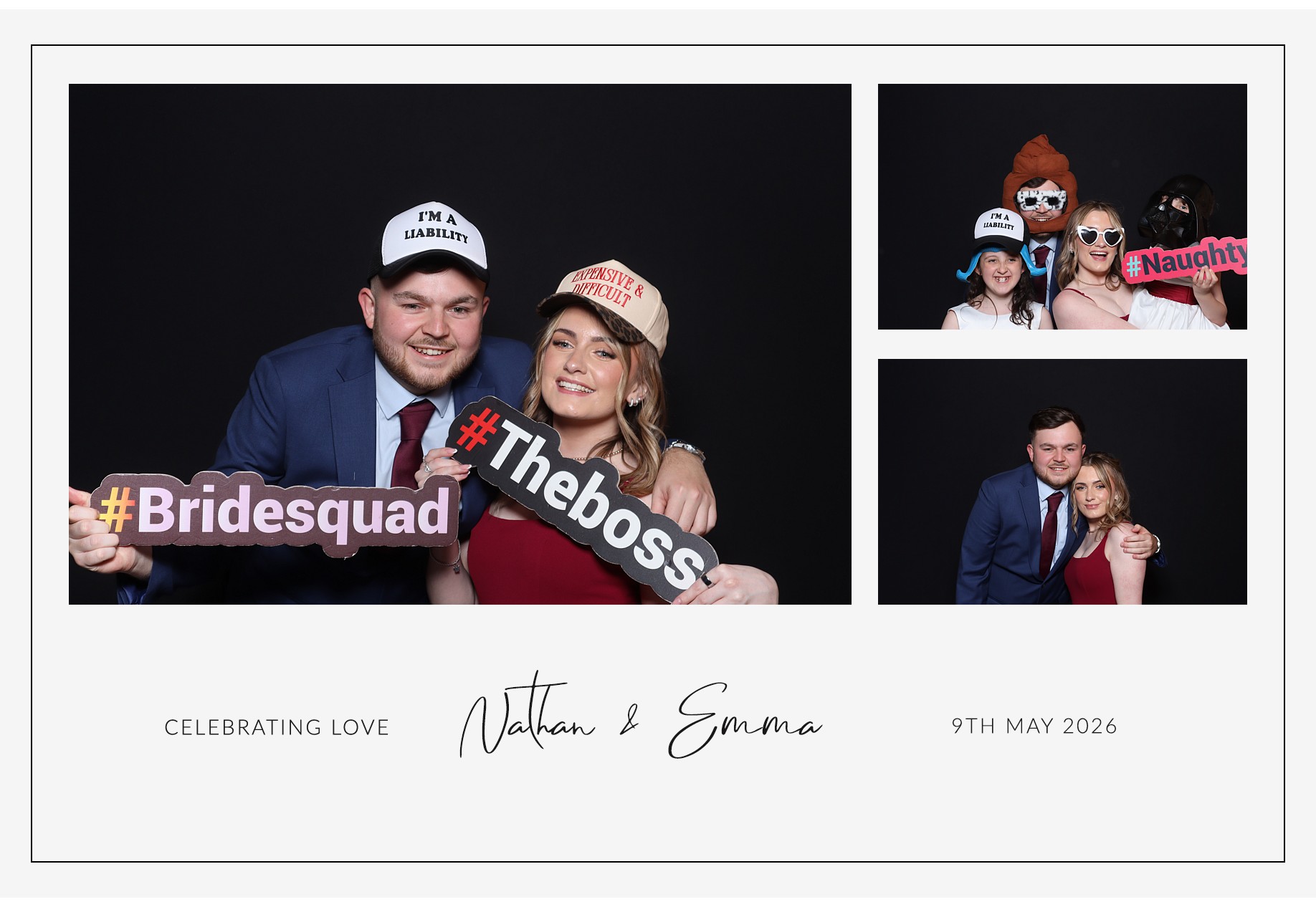 Nathan and Emma | View more photos from the event at gallery.blissbooth.co.uk/u/BlissBooth/Nathan-and-Emma