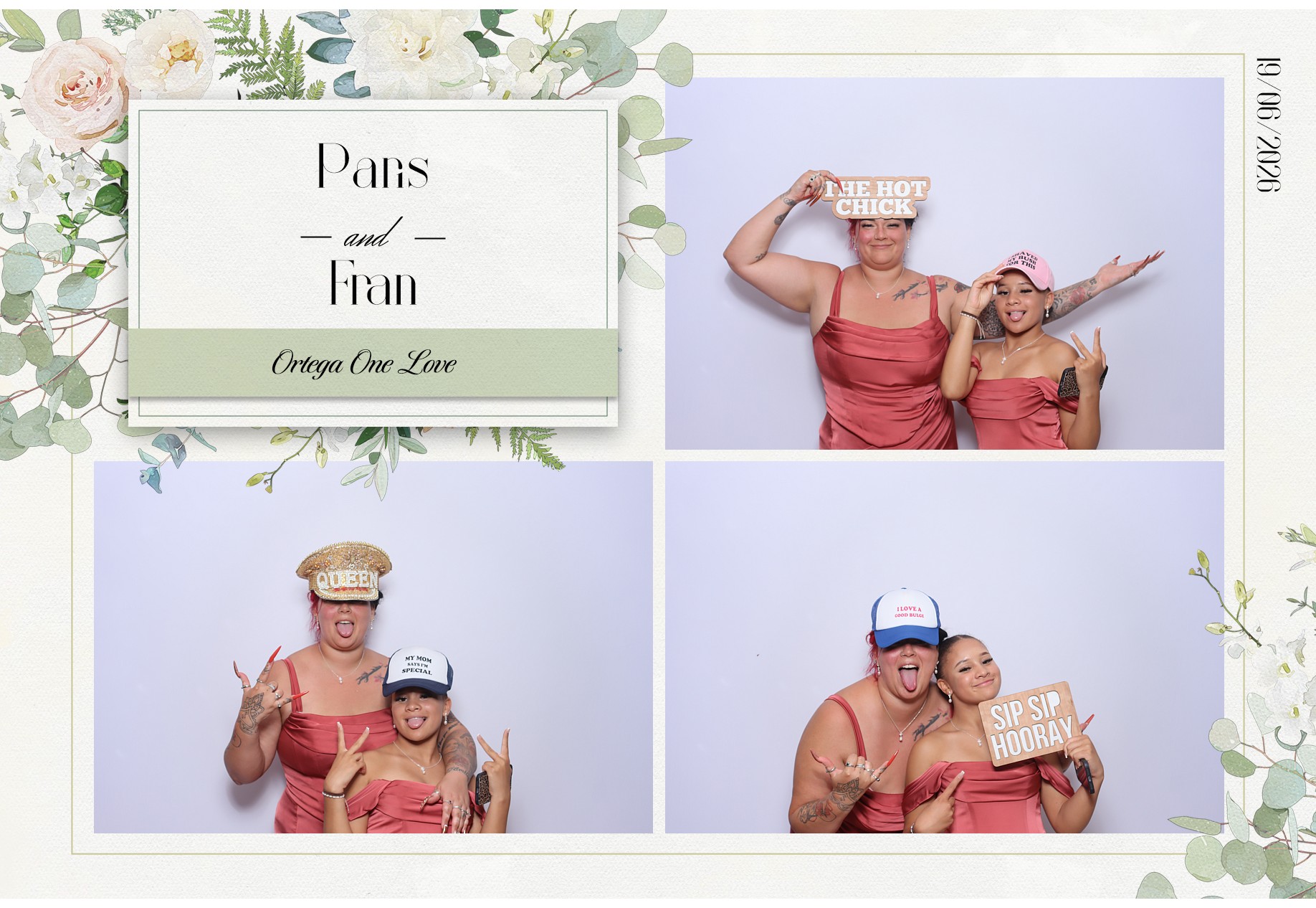 Paris and Fran | View more photos from the event at gallery.blissbooth.co.uk/u/BlissBooth/Paris-and-Fran