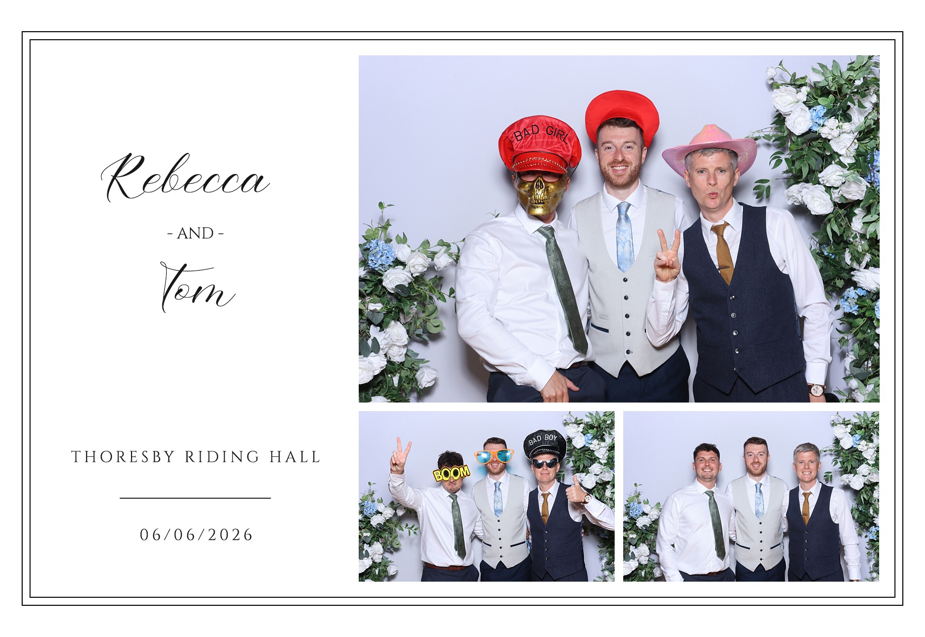 Rebecca and Tom | View more photos from the event at gallery.blissbooth.co.uk/u/BlissBooth/Rebecca-and-Tom