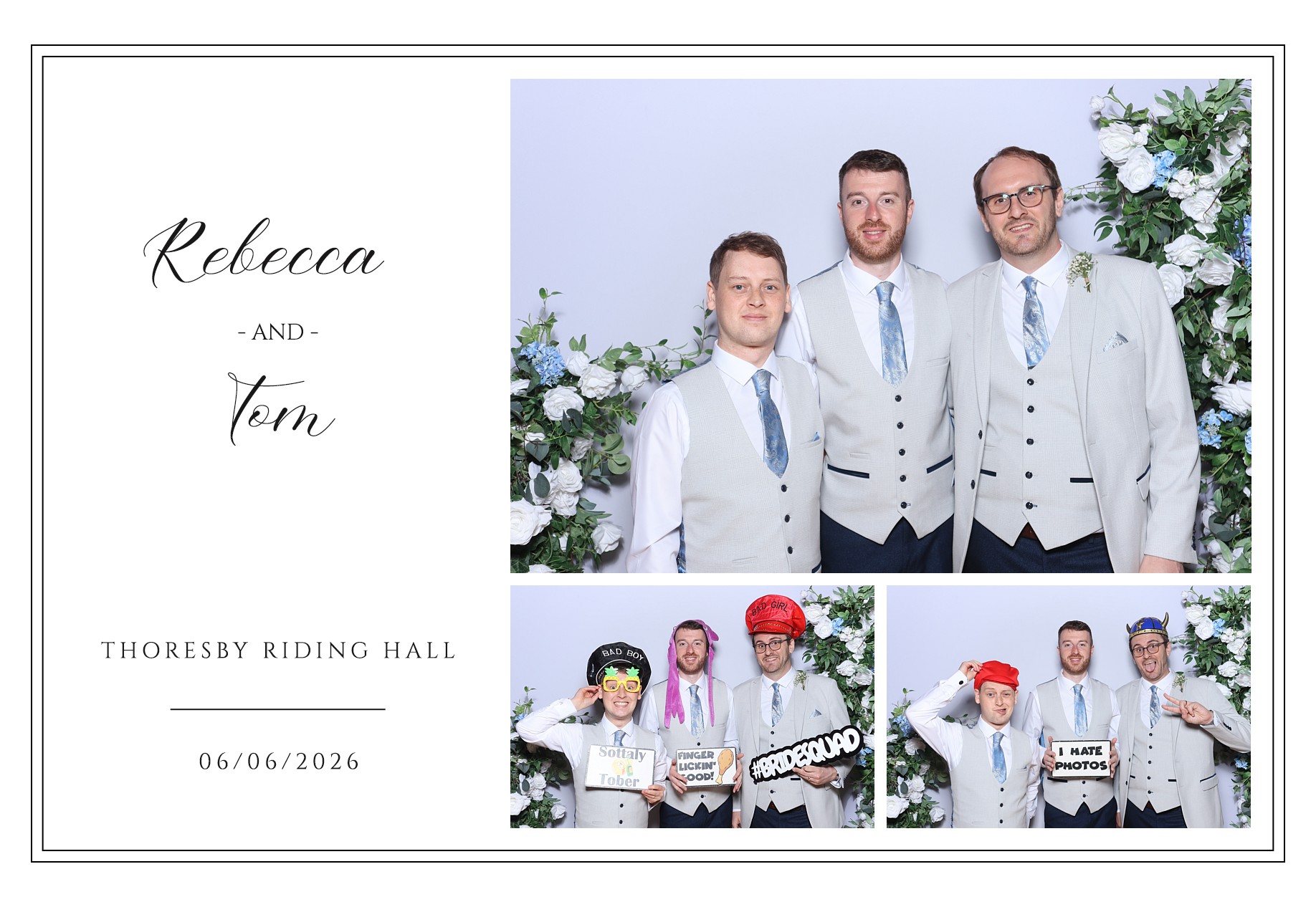 Rebecca and Tom | View more photos from the event at gallery.blissbooth.co.uk/u/BlissBooth/Rebecca-and-Tom