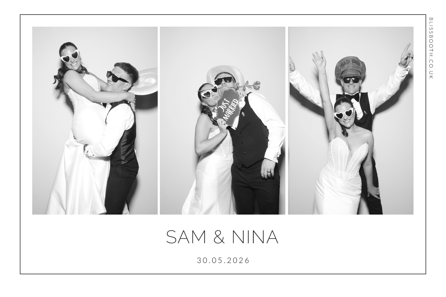 Sam and Nina | View more photos from the event at gallery.blissbooth.co.uk/u/BlissBooth/Sam-and-Nina