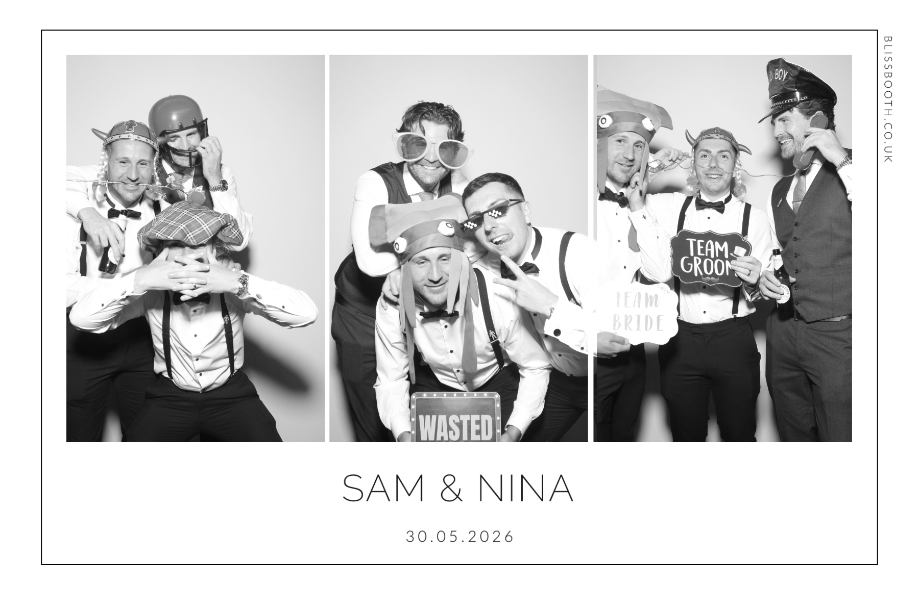 Sam and Nina | View more photos from the event at gallery.blissbooth.co.uk/u/BlissBooth/Sam-and-Nina