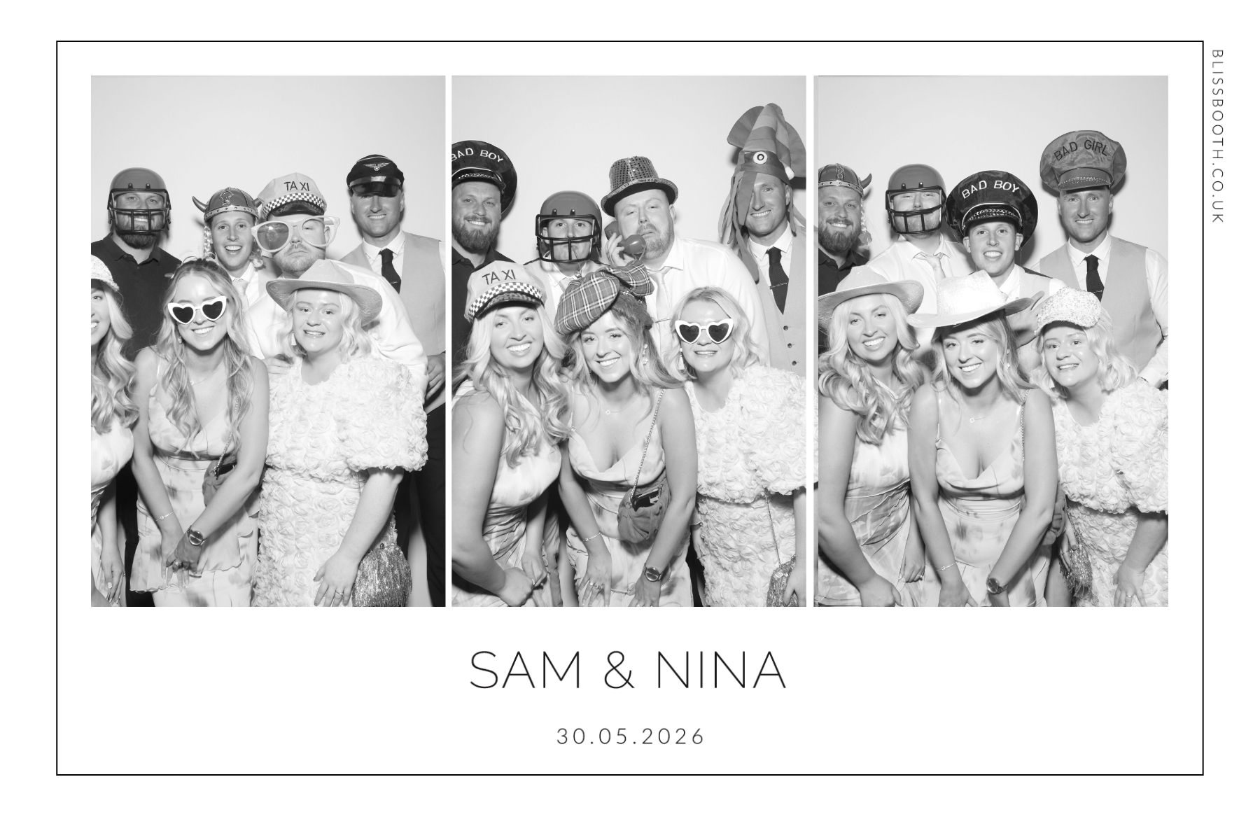 Sam and Nina | View more photos from the event at gallery.blissbooth.co.uk/u/BlissBooth/Sam-and-Nina