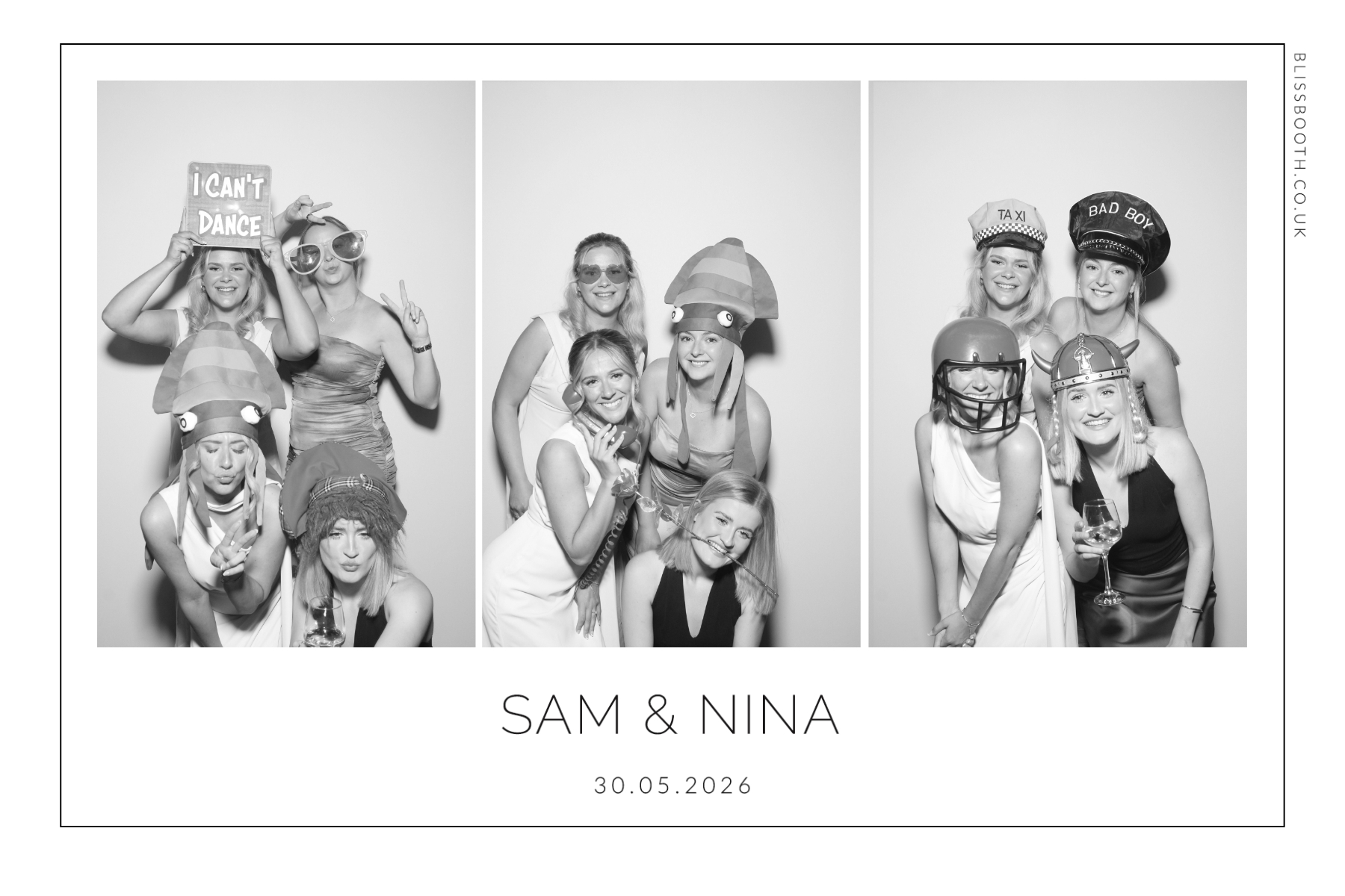 Sam and Nina | View more photos from the event at gallery.blissbooth.co.uk/u/BlissBooth/Sam-and-Nina