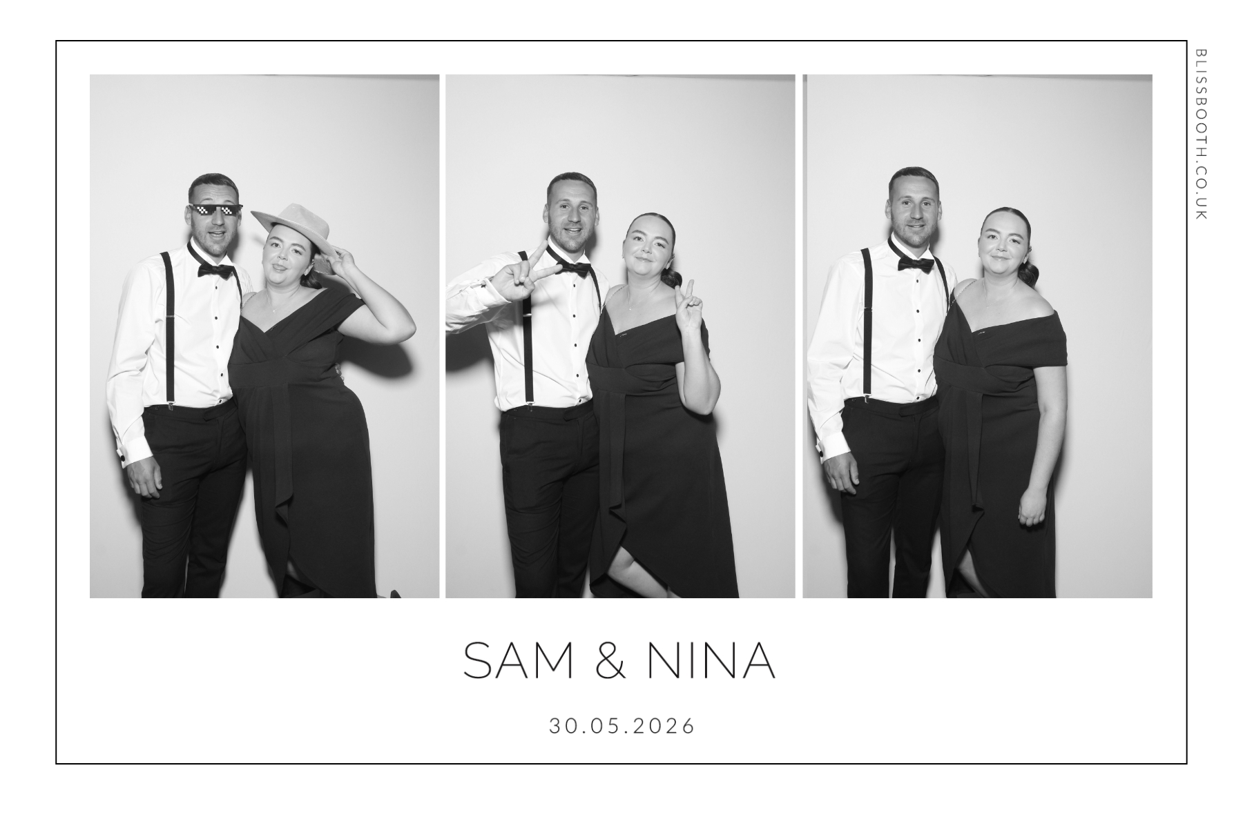 Sam and Nina | View more photos from the event at gallery.blissbooth.co.uk/u/BlissBooth/Sam-and-Nina