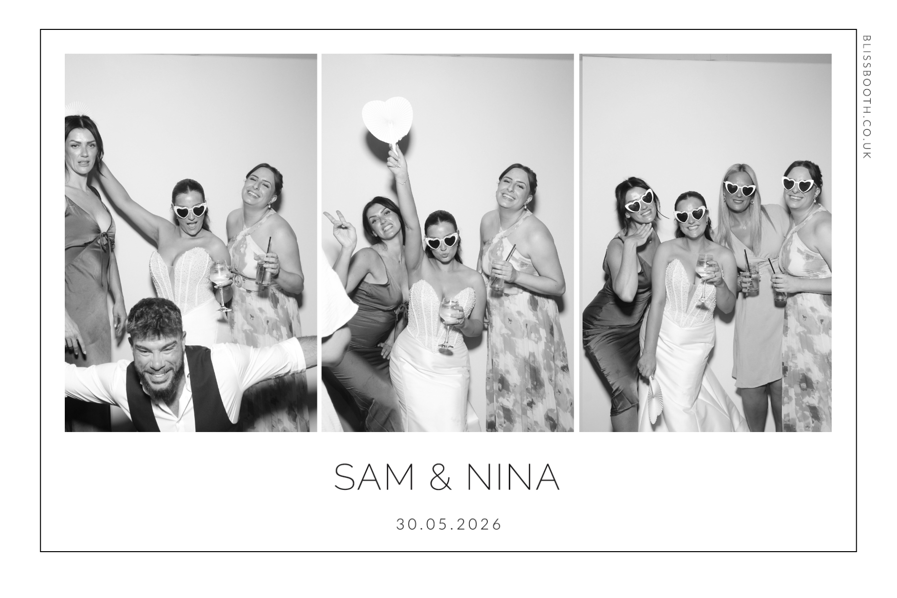 Sam and Nina | View more photos from the event at gallery.blissbooth.co.uk/u/BlissBooth/Sam-and-Nina
