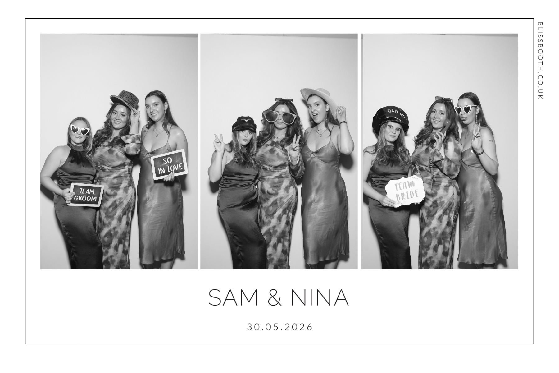 Sam and Nina | View more photos from the event at gallery.blissbooth.co.uk/u/BlissBooth/Sam-and-Nina