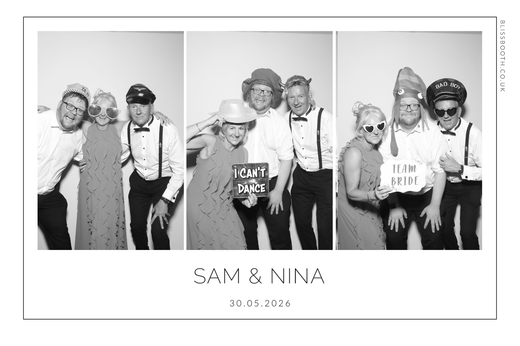 Sam and Nina | View more photos from the event at gallery.blissbooth.co.uk/u/BlissBooth/Sam-and-Nina