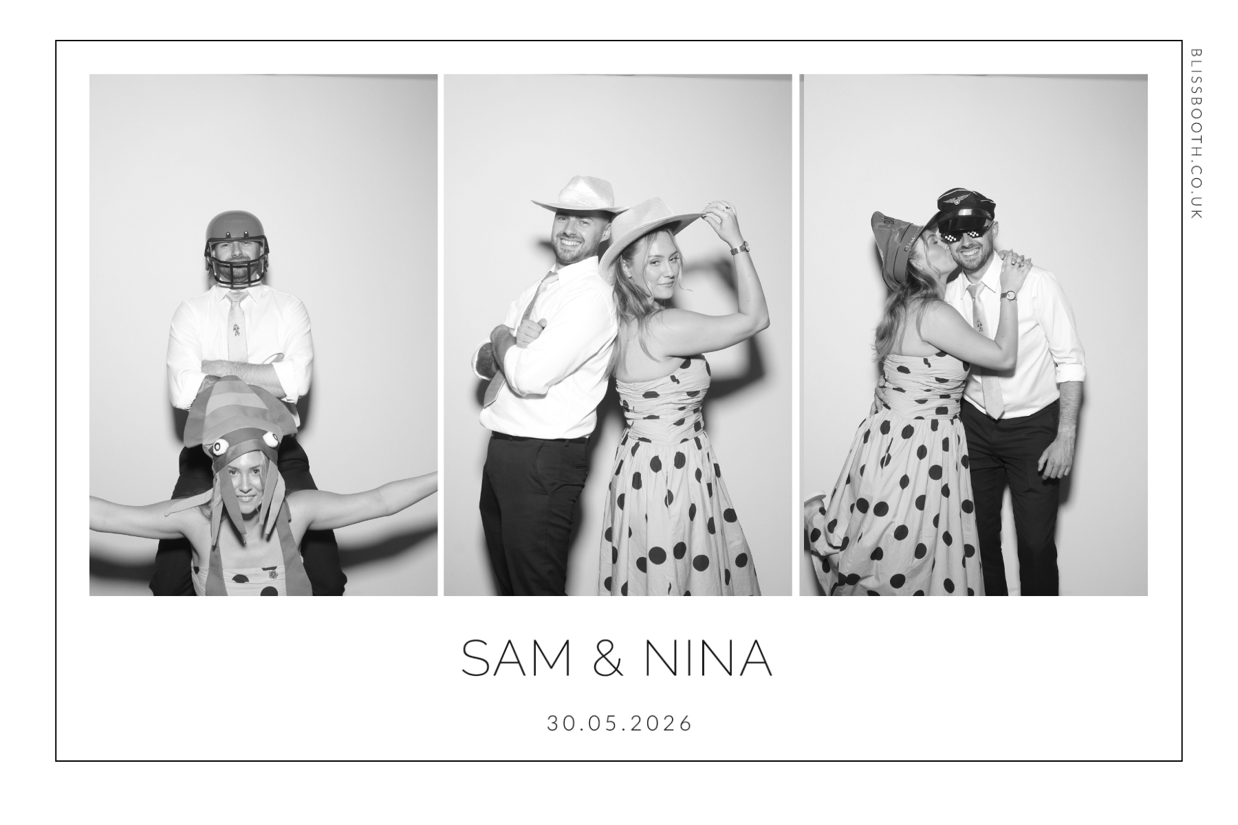 Sam and Nina | View more photos from the event at gallery.blissbooth.co.uk/u/BlissBooth/Sam-and-Nina