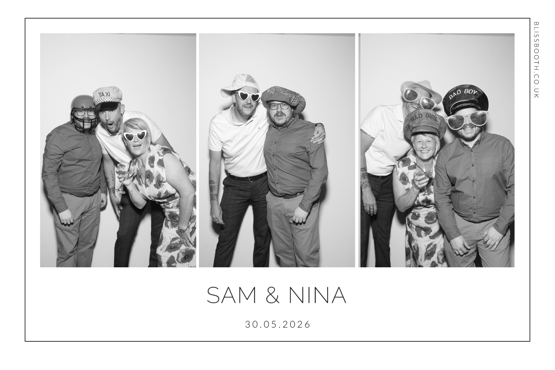Sam and Nina | View more photos from the event at gallery.blissbooth.co.uk/u/BlissBooth/Sam-and-Nina